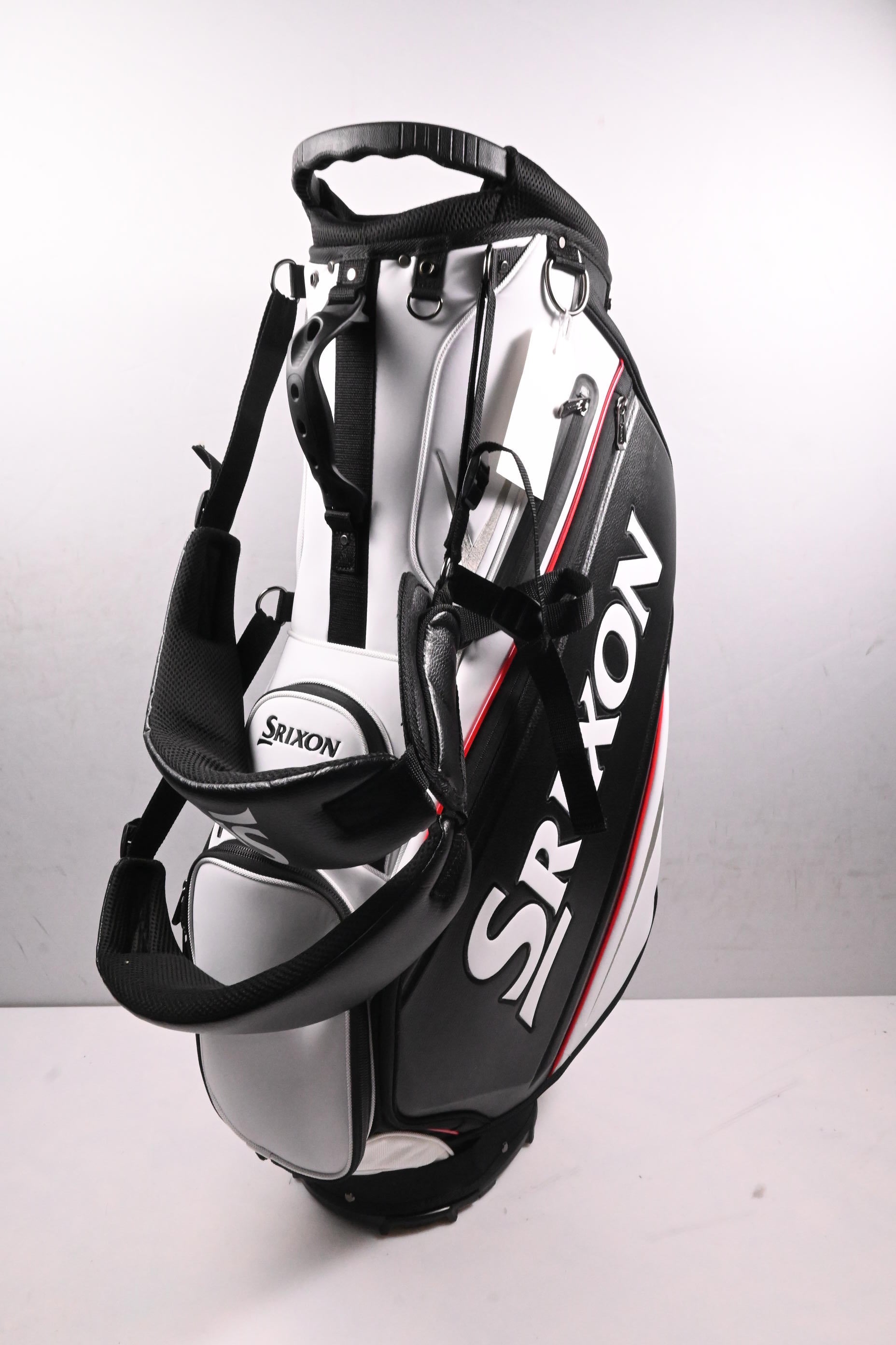 Srixon Tour Stand Bag / 5-Way Divider / Black, White, Red