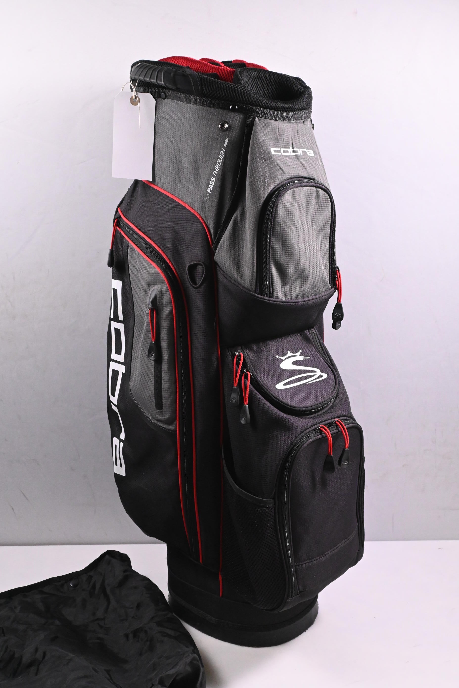 Cobra Cart Bag / 14-Way Divider / Black, Grey
