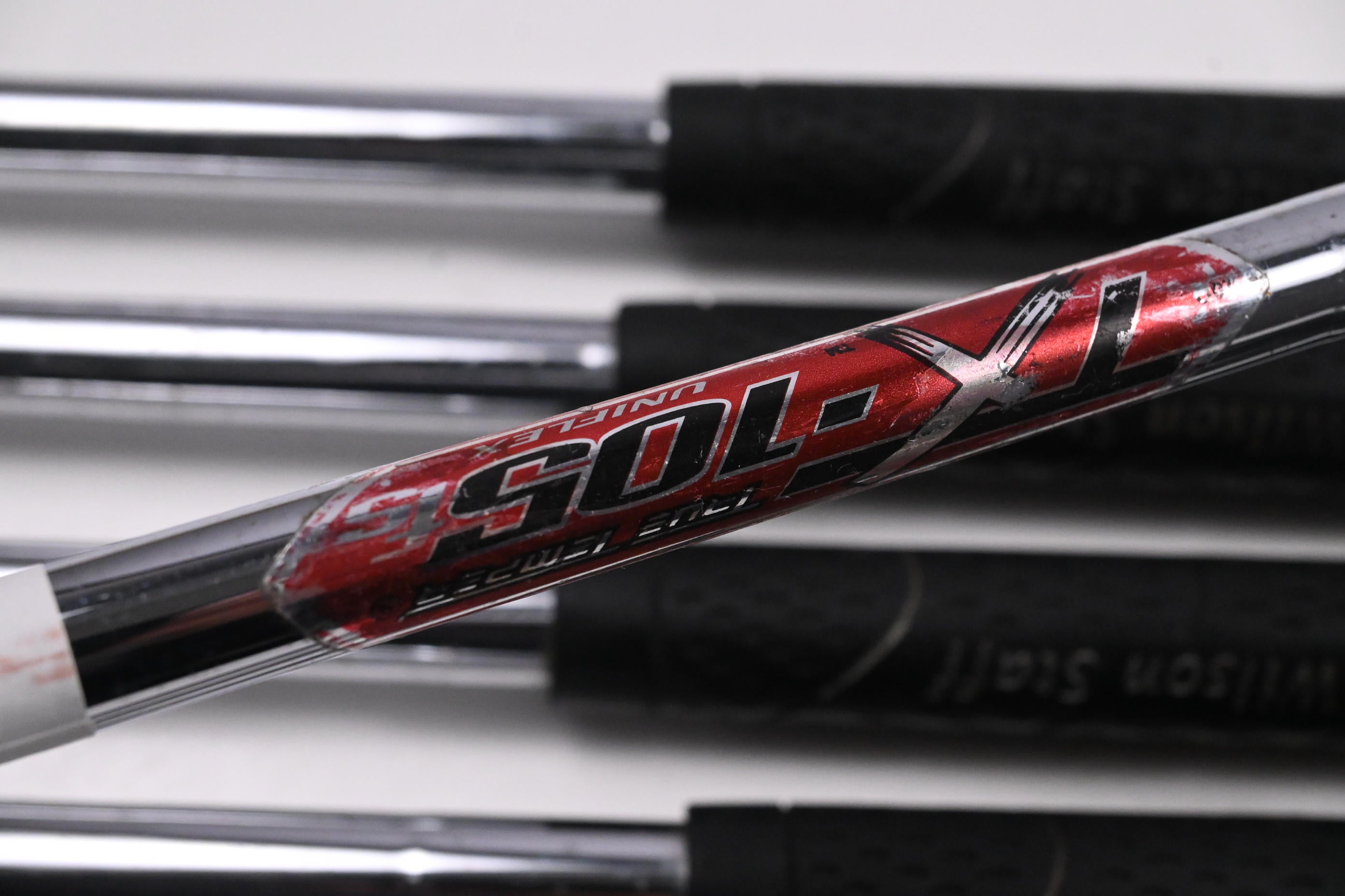 Left Hand Wilson Fat Shaft Irons / 4-PW+SW / Uniflex True Temper TX-105 Shafts