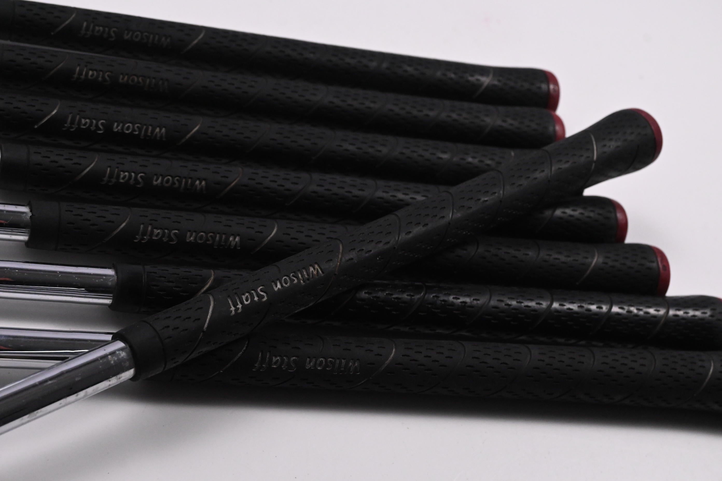 Left Hand Wilson Fat Shaft Irons / 4-PW+SW / Uniflex True Temper TX-105 Shafts
