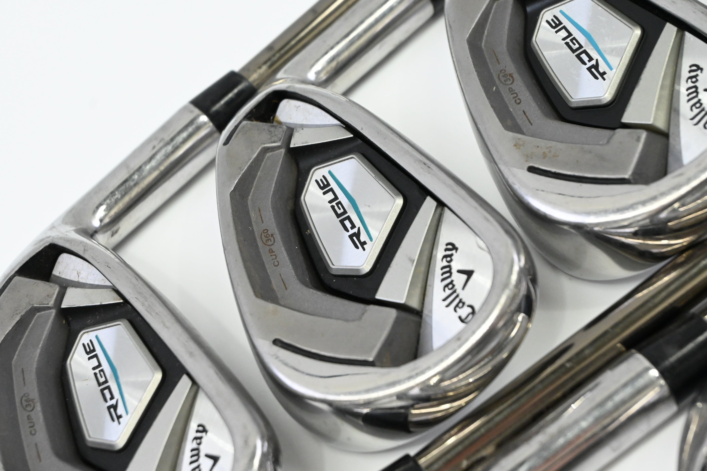 Callaway Rogue Irons / 5-PW+AW+SW+LW / Senior Flex UST Recoil ES 760 Shafts