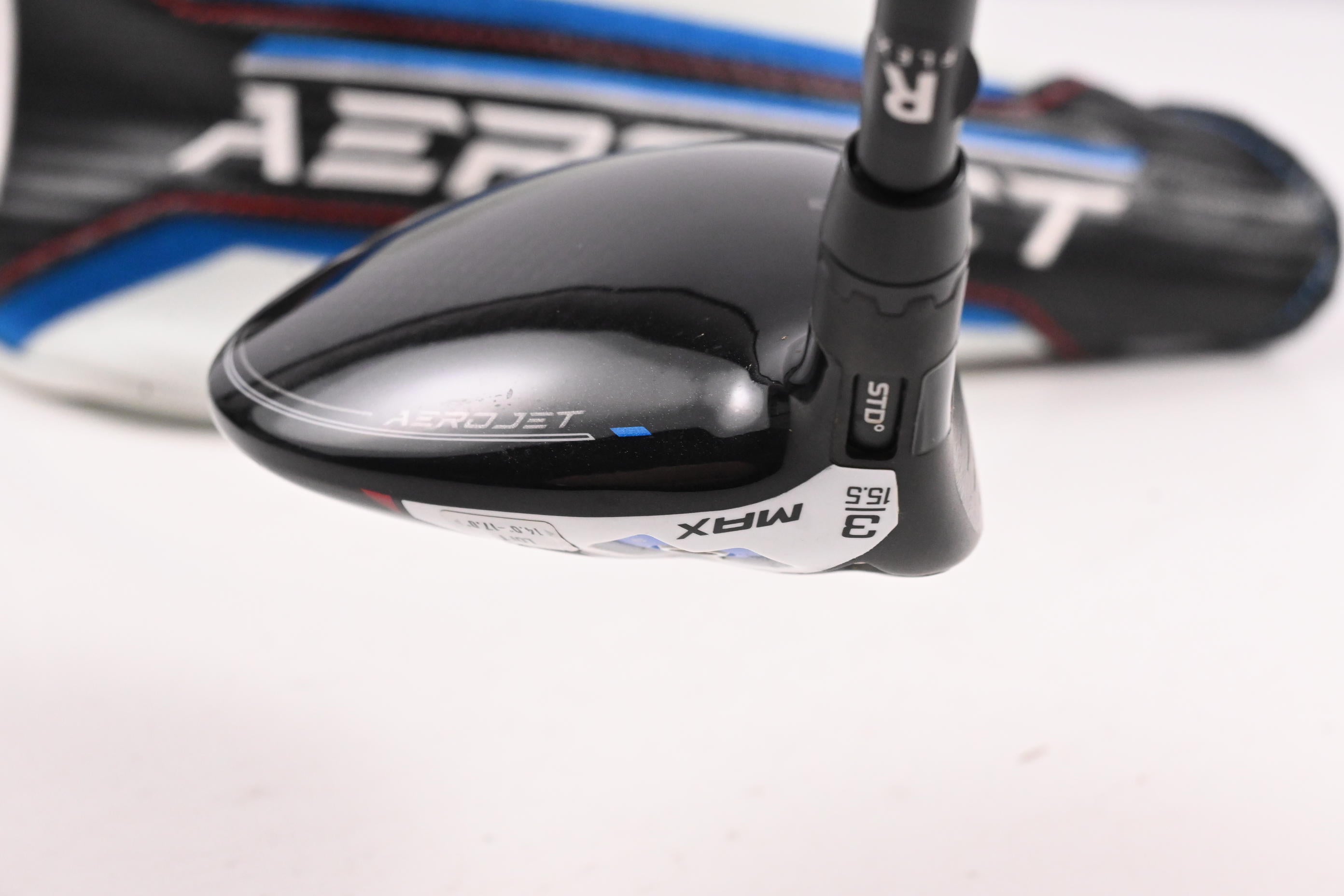Left hand Cobra Aerojet Max #3 Wood / 15.5 Degree / Regular Flex UST Helium Nanocore 5 Shaft