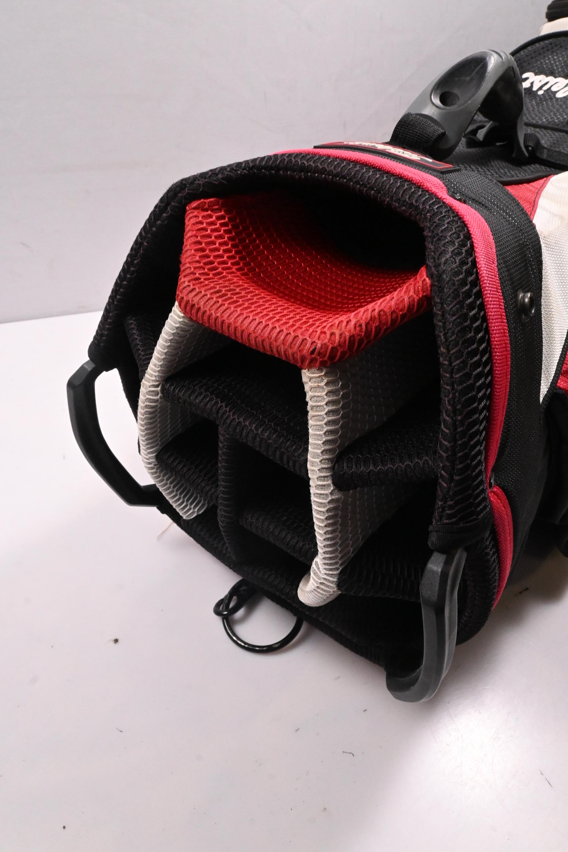 Titleist Cart Bag / 14-Way Divider / Black, White & Red