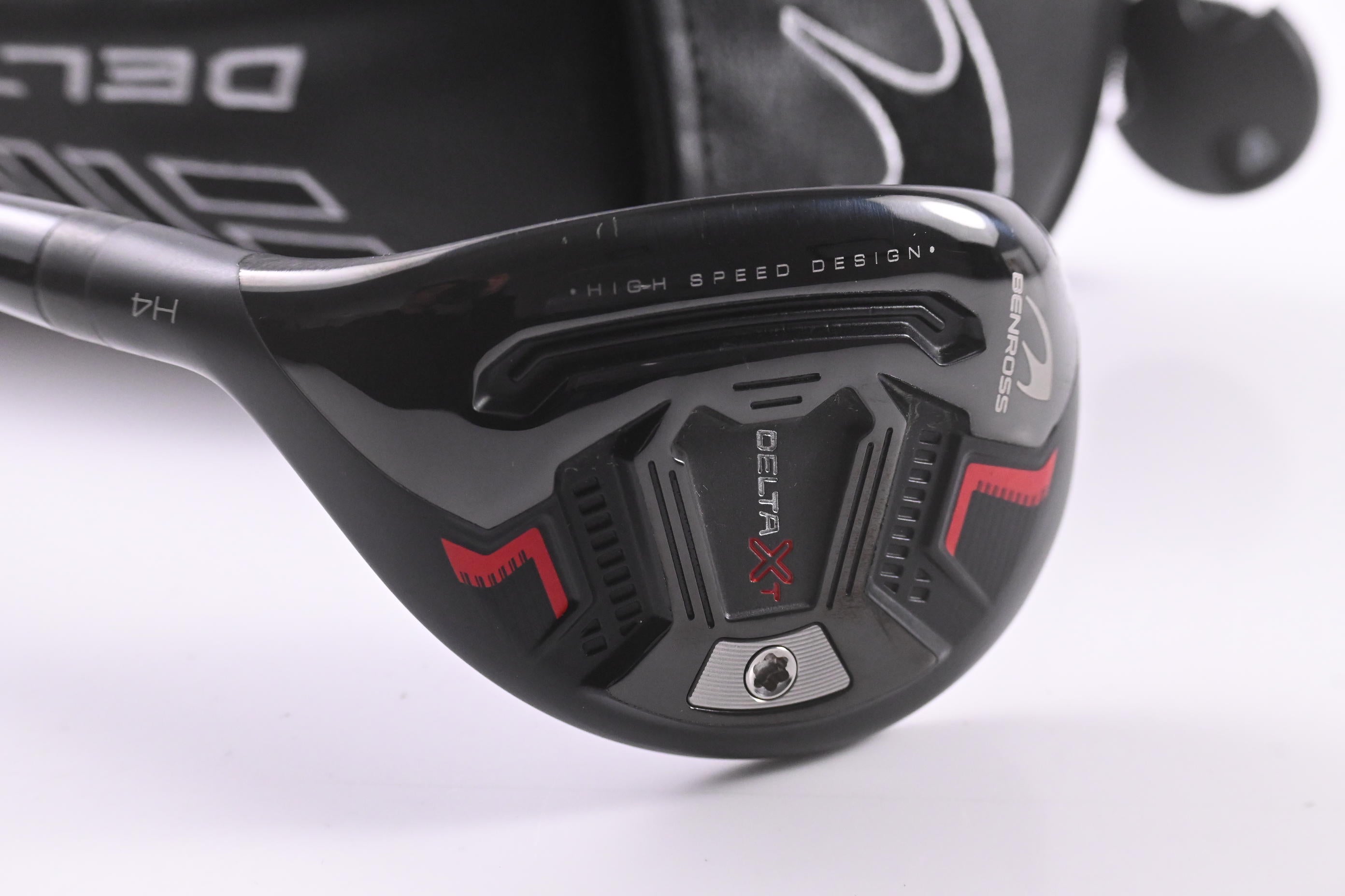 Left Hand Benross Delta XT #4 Hybrid / 22 Degree / Regular Flex Ventus Black 6