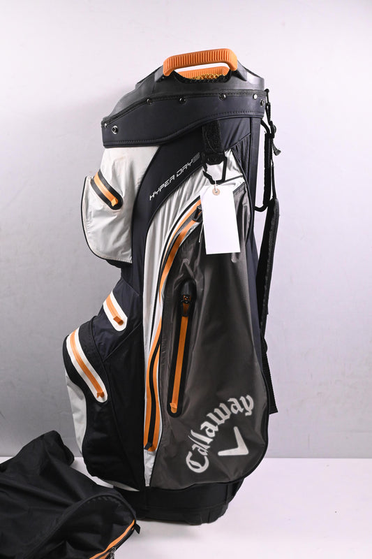 Callaway Hyper Dry 15 Cart Bag / 15-Way Divider / Black, White