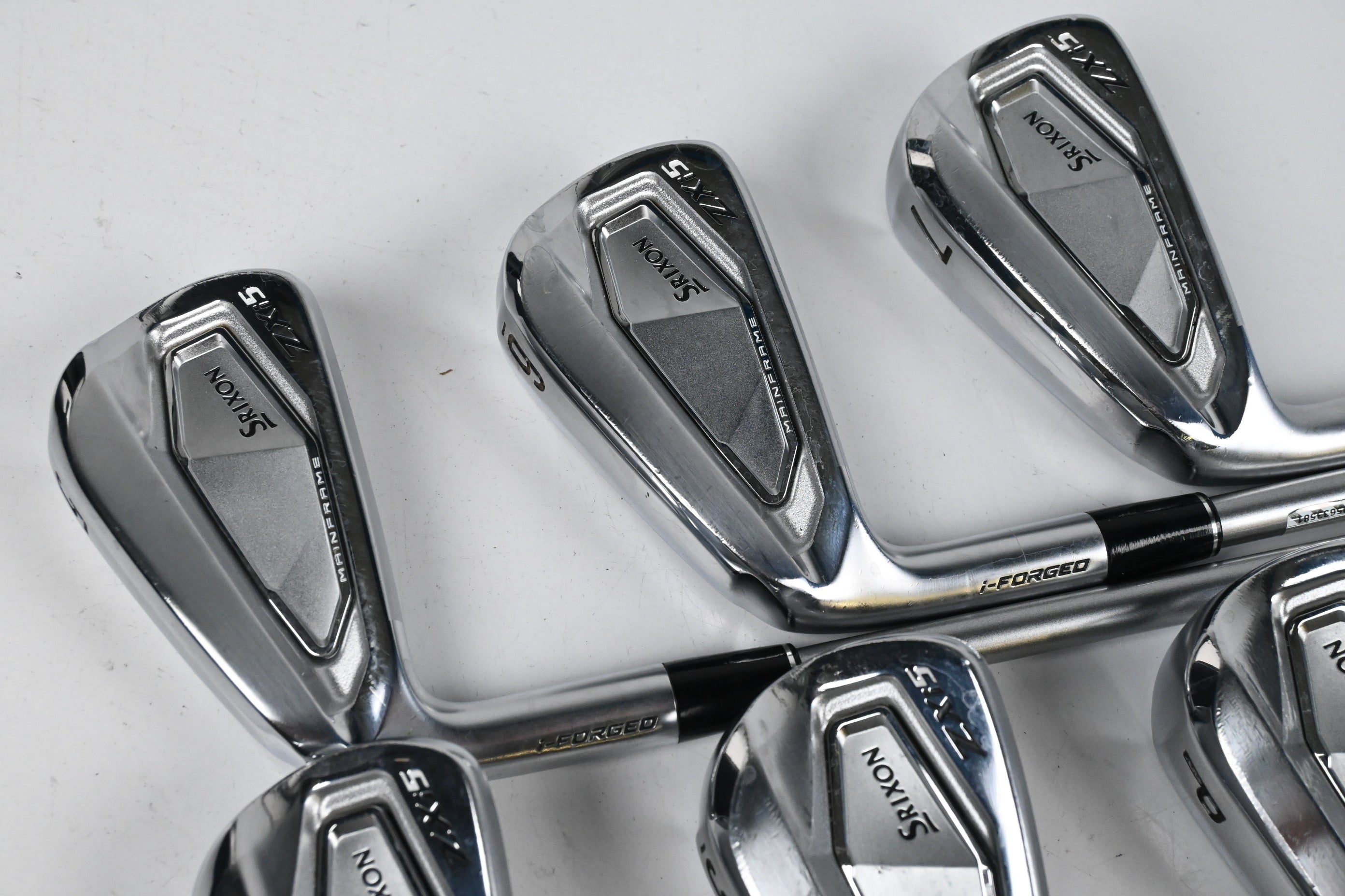 Left Hand Srixon ZXi5 Irons / 5-PW / Stiff Flex Diamana ZX-II 60 Shafts