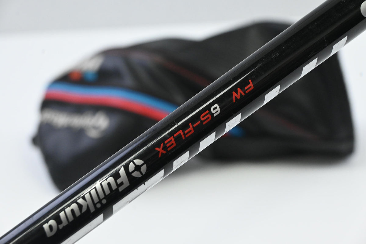 Taylormade M4 #3 Wood / 15 Degree / Stiff Flex Fujikura Atmos Red 6 Shaft