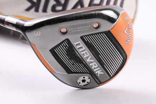 Left Hand Callaway Mavrik #3 Wood / 15 Degree / Stiff Flex EvenFlow Riptide 60