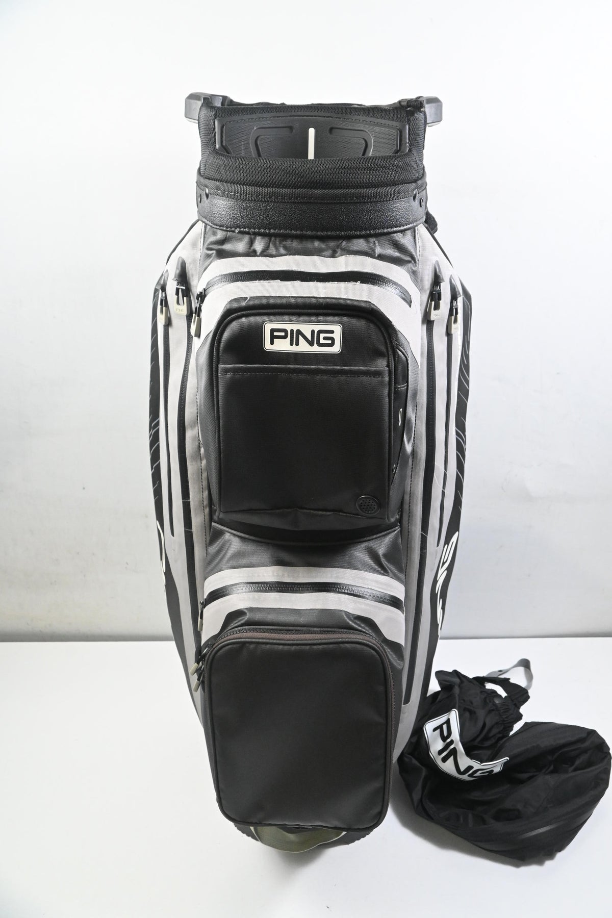 Ping Pioneer Monsoon Cart Bag / 15-Way Divider / Black, Grey