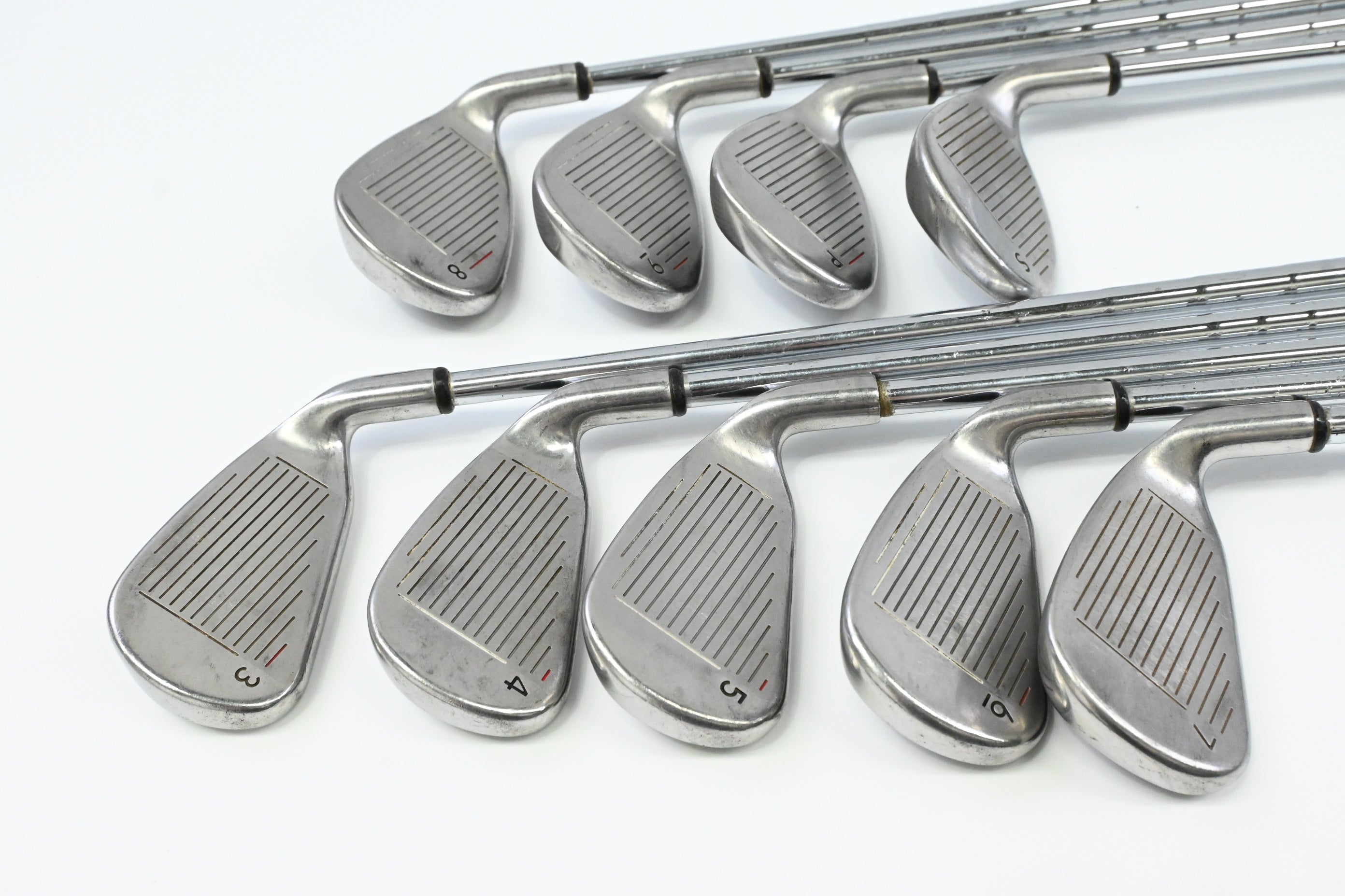 Left Hand Callaway X-16 Irons / 3-PW+SW / Uniflex Callaway Steelhead X-16 Shafts