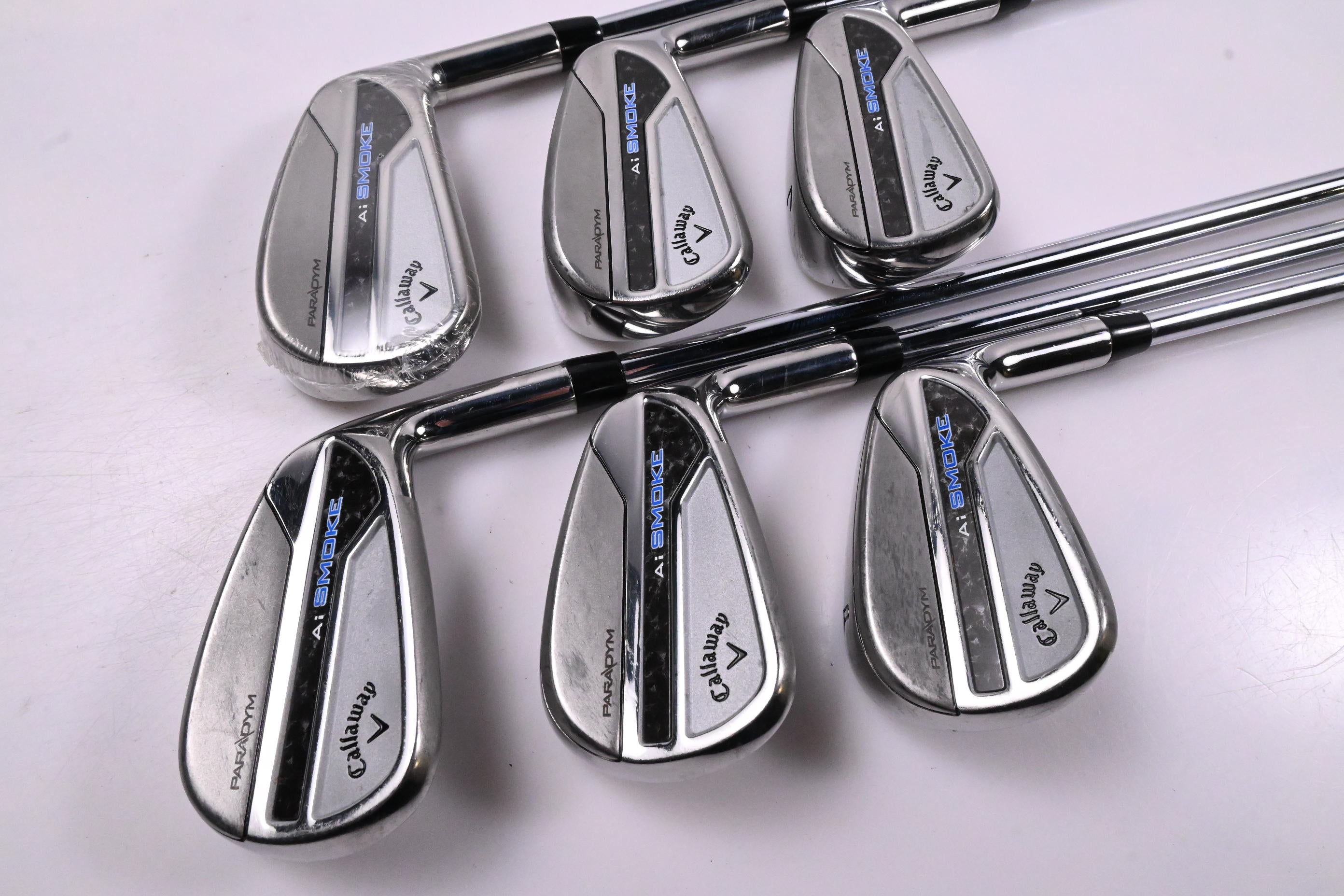 Callaway Paradym Ai Smoke Irons / 5-PW / Regular Flex Elevate MPH 95 Shafts