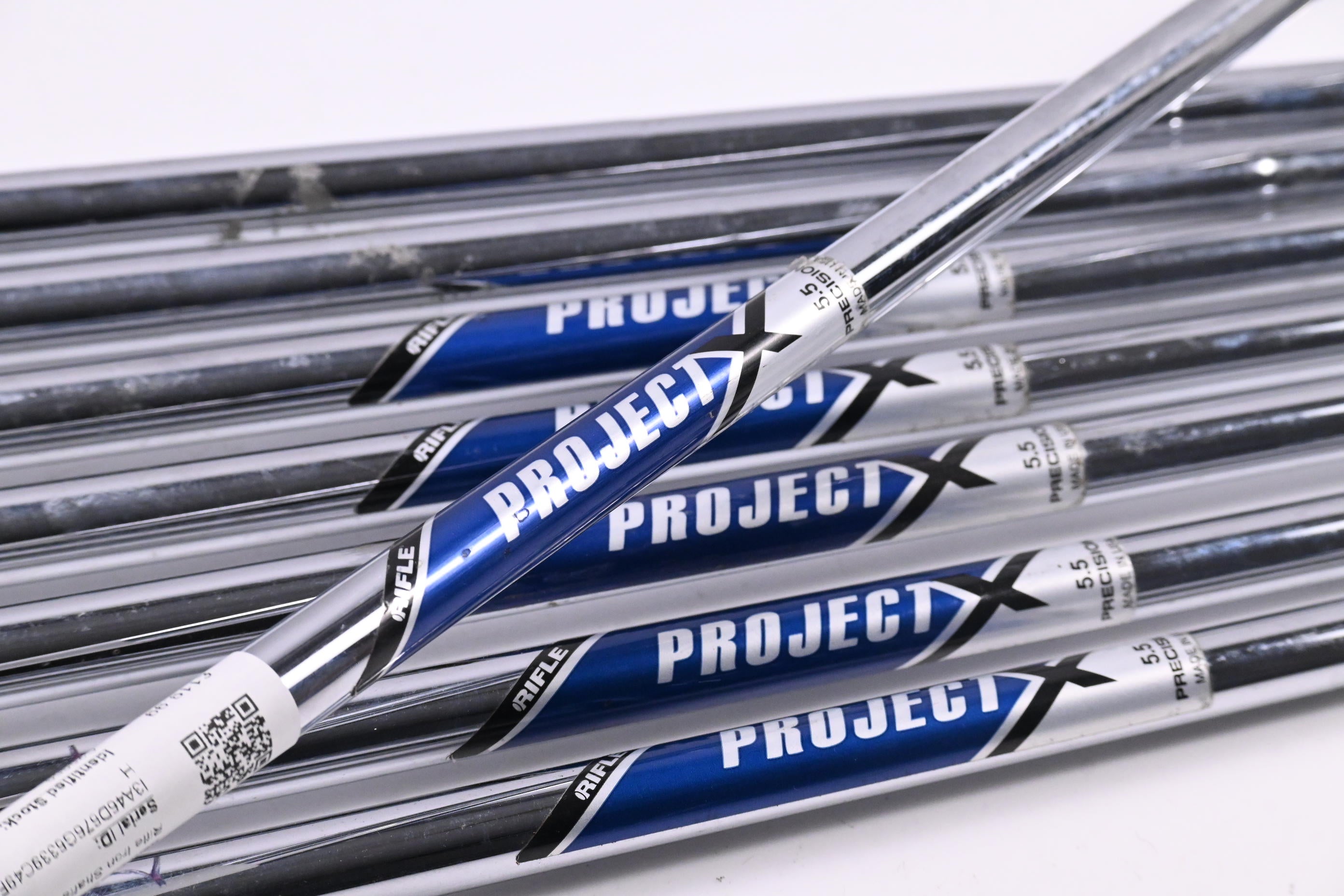 Project X Precision Iron Shafts / Regular Plus Flex / Set Of 8 / .355" Tip