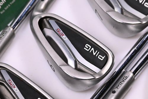 Ping G25 Irons / 5-PW+SW / Black Dot / Regular Flex Ping CFS Shafts