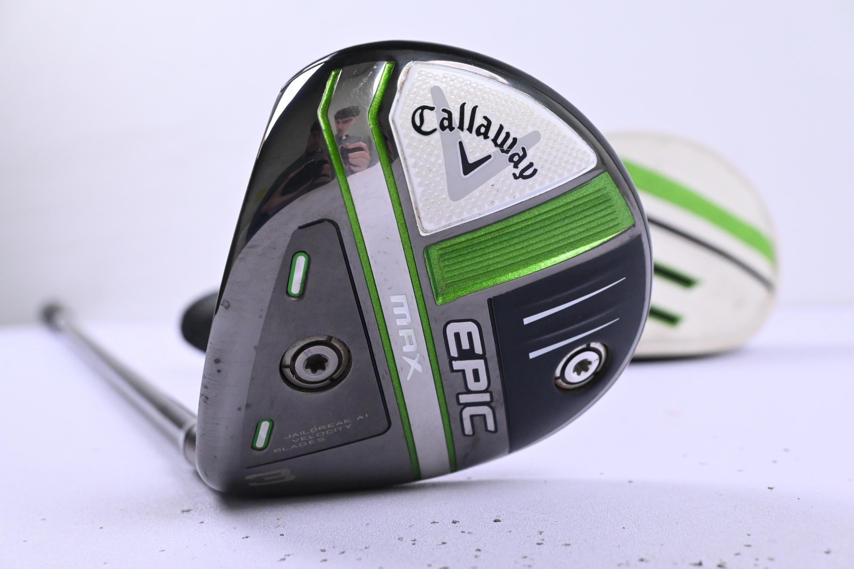 Left Hand Callaway Epic Max #3 Wood / 15 Degree / Stiff Flex MMT 70 Shaft