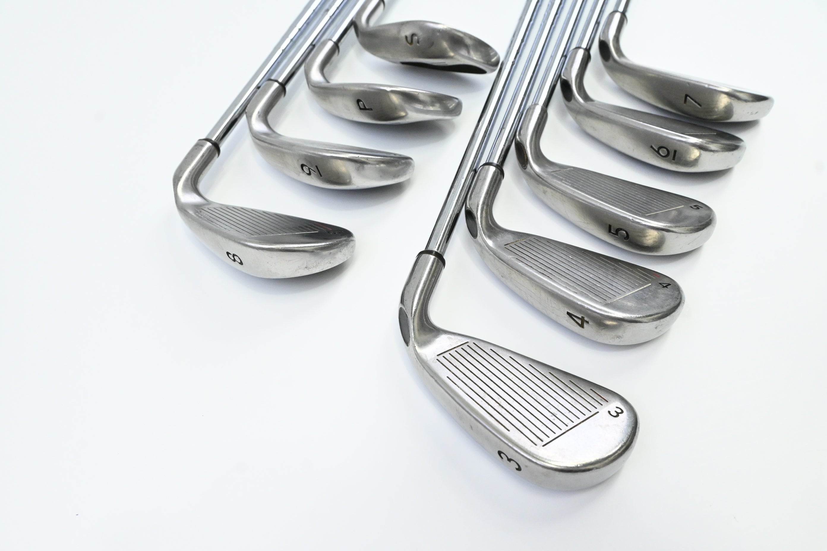 Left Hand Callaway X-16 Irons / 3-PW+SW / Uniflex Callaway Steelhead X-16 Shafts