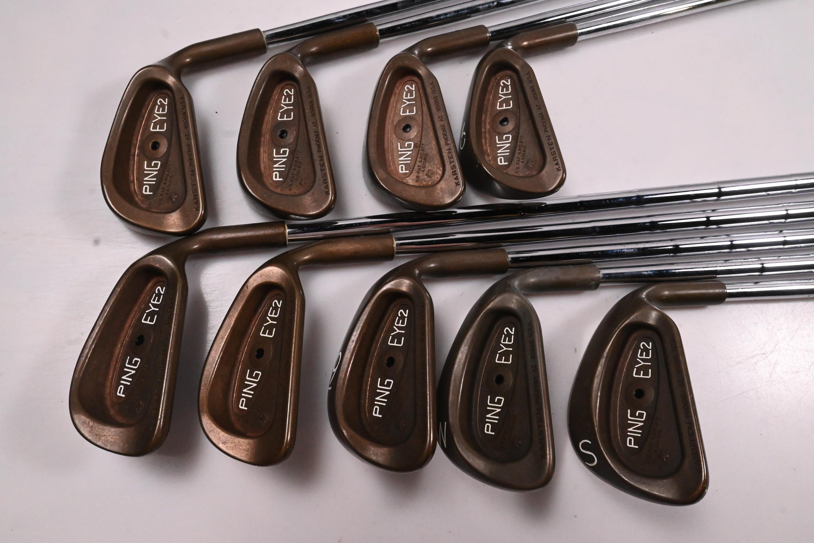 Ping Eye 2 + BeCu Irons / 3-PW+SW / Black Dot / Regular Flex Ping KT Shafts