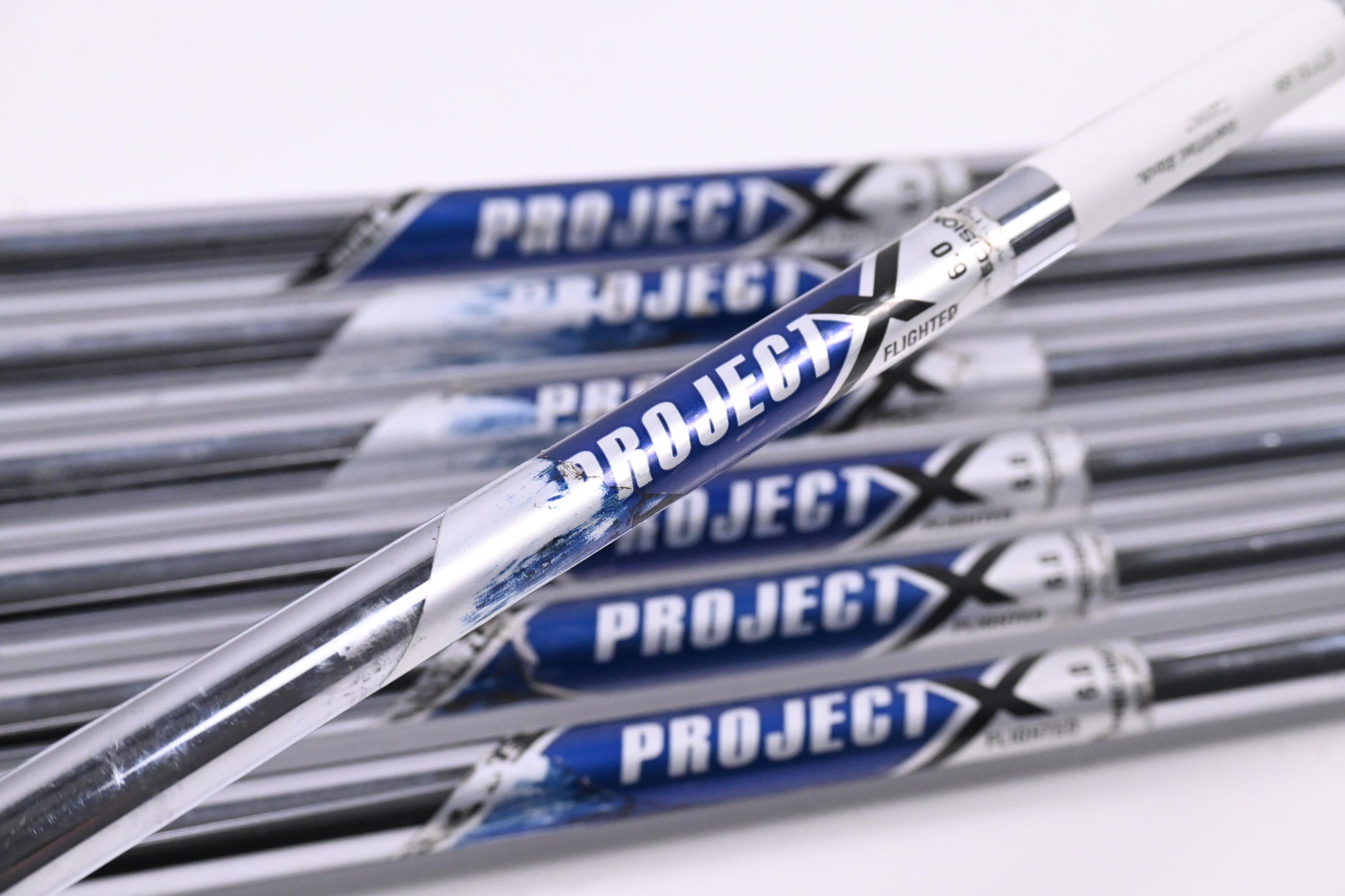 Project X Precision Flighted Iron Shafts / Stiff Flex / Set Of 7 / .355" Tip