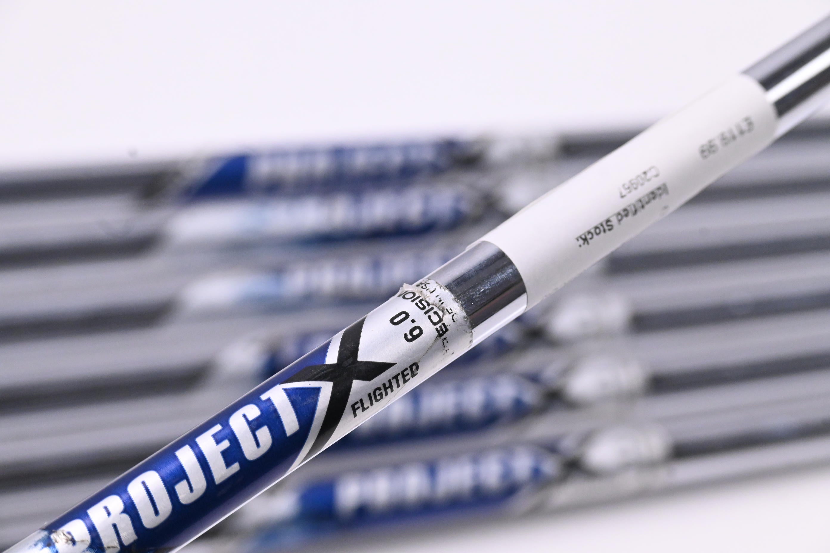 Project X Precision Flighted Iron Shafts / Stiff Flex / Set Of 7 / .355" Tip