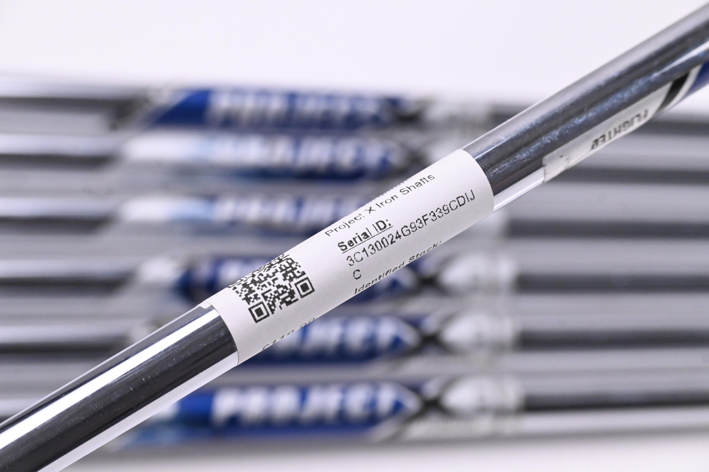 Project X Precision Flighted Iron Shafts / Stiff Flex / Set Of 7 / .355" Tip
