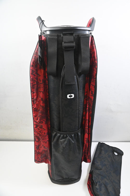 Ogio All Elements Silencer Cart Bag / 15-Way Divider / Red, Black