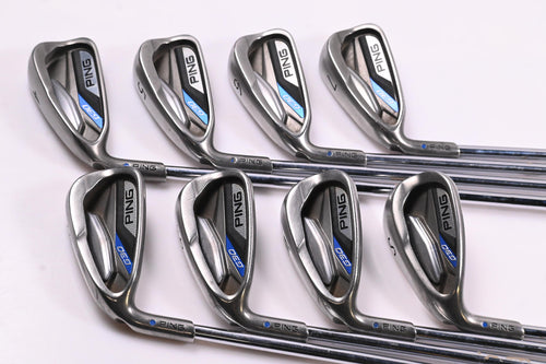 Left Hand Ping G30 Irons / 4-PW+SW / Blue Dot / Regular Flex Ping CFS Distance