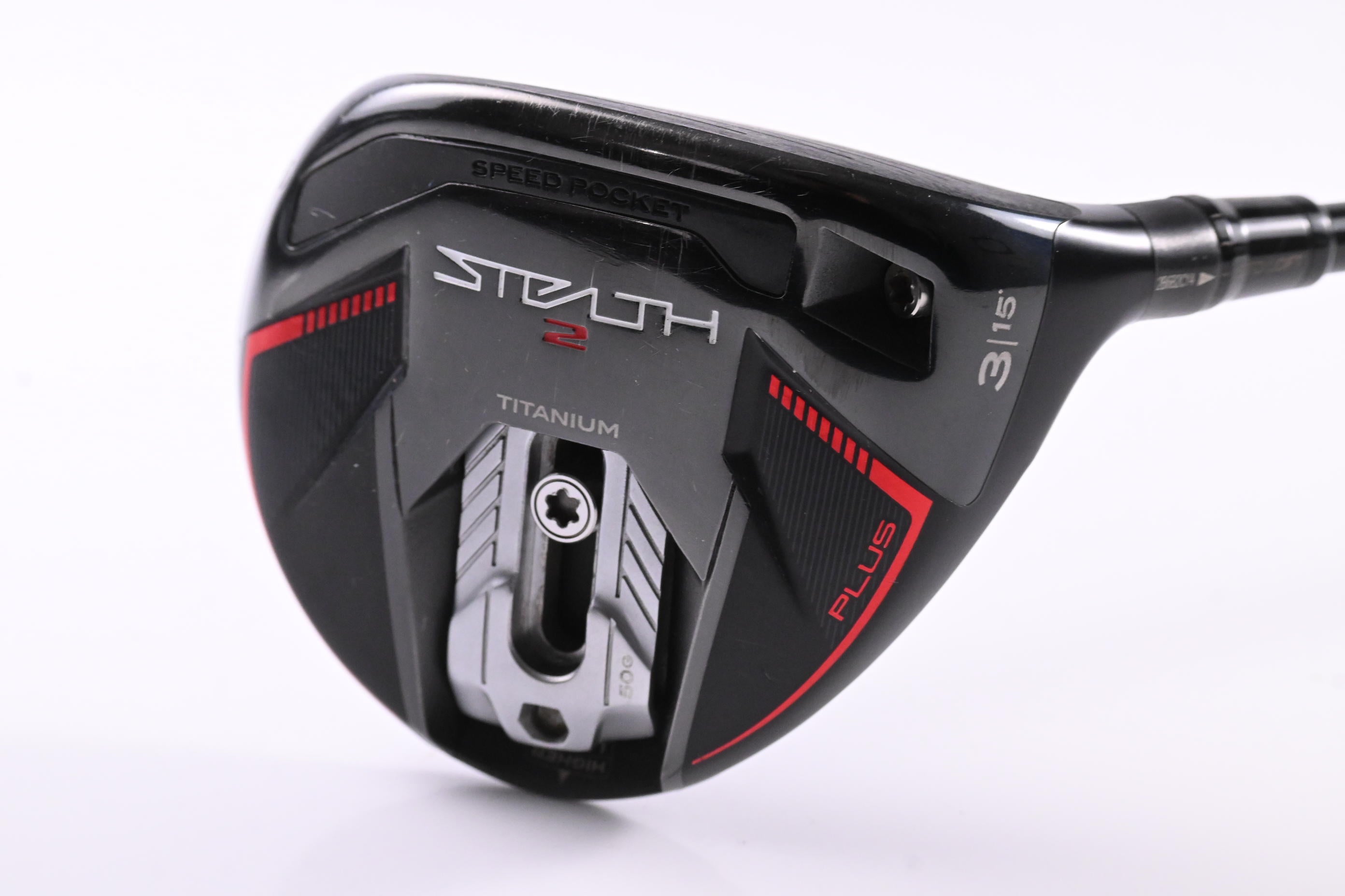 Taylormade Stealth 2 Plus #3 Wood / 15 Degree / Stiff Flex Kai'li Red 75 Shaft