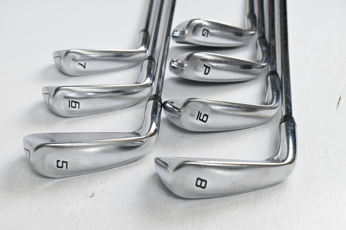 Cobra King F9 One Length Irons / 5-PW+GW / Regular Flex KBS Tour 90 Shafts