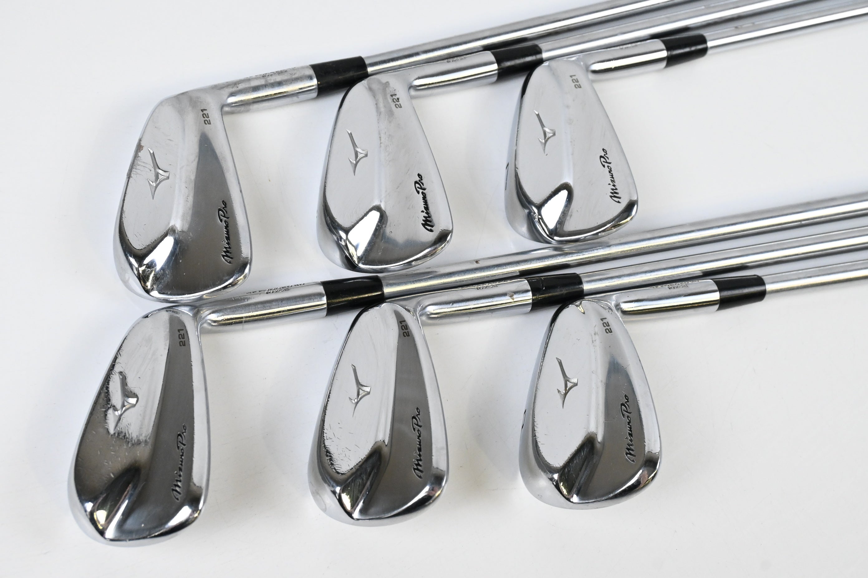 Mizuno Pro 221 Irons / 5-PW / Stiff Flex Project X LS 120 Shafts