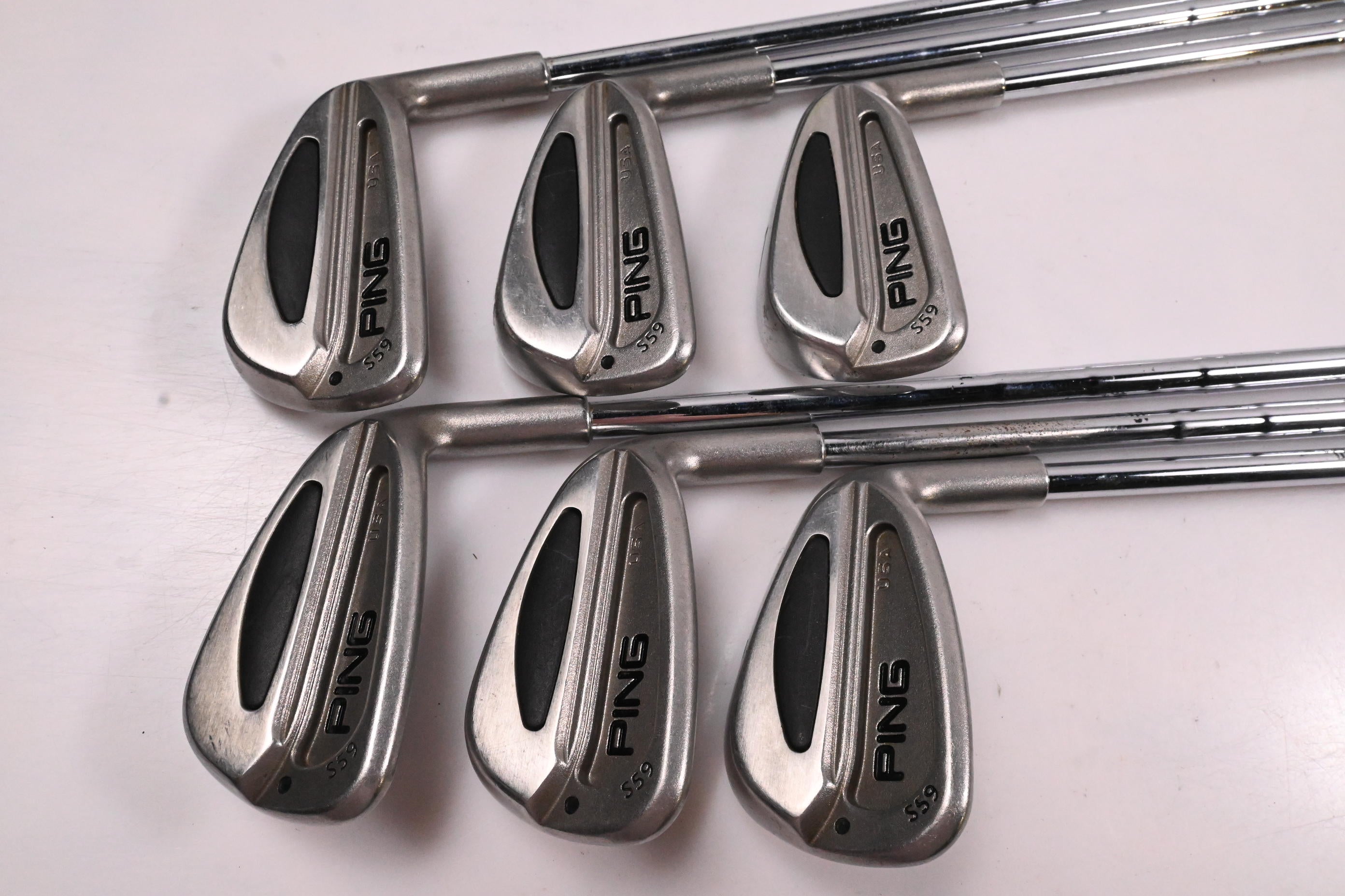 Ping S59 Irons / 5-PW / Black Dot / Stiff Flex Steel Shafts