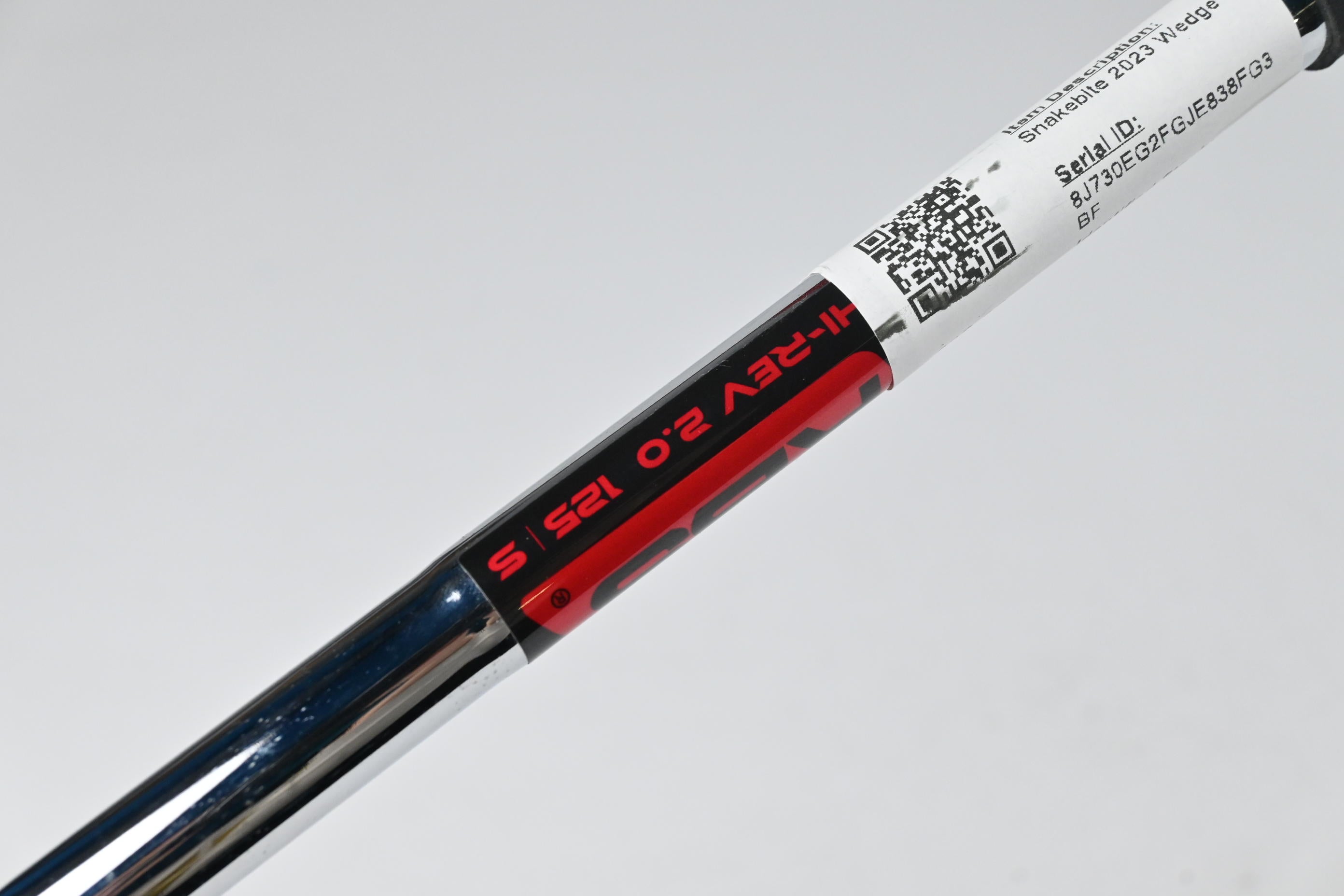 Cobra Snakebite 2023 Sand Wedge / 54 Degree / Stiff Flex KBS Hi-Rev 2.0 125