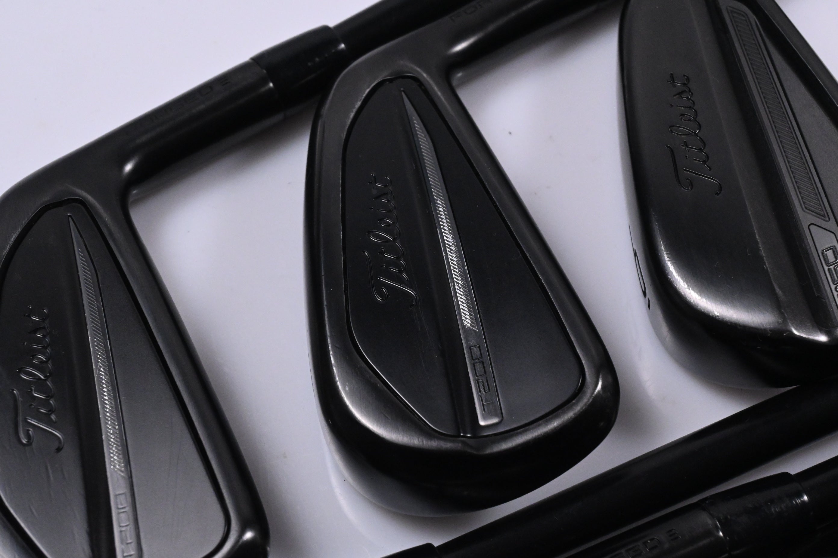 Titleist T150 Black Vapor Irons / 4-PW / Stiff Flex Project X LZ Shafts
