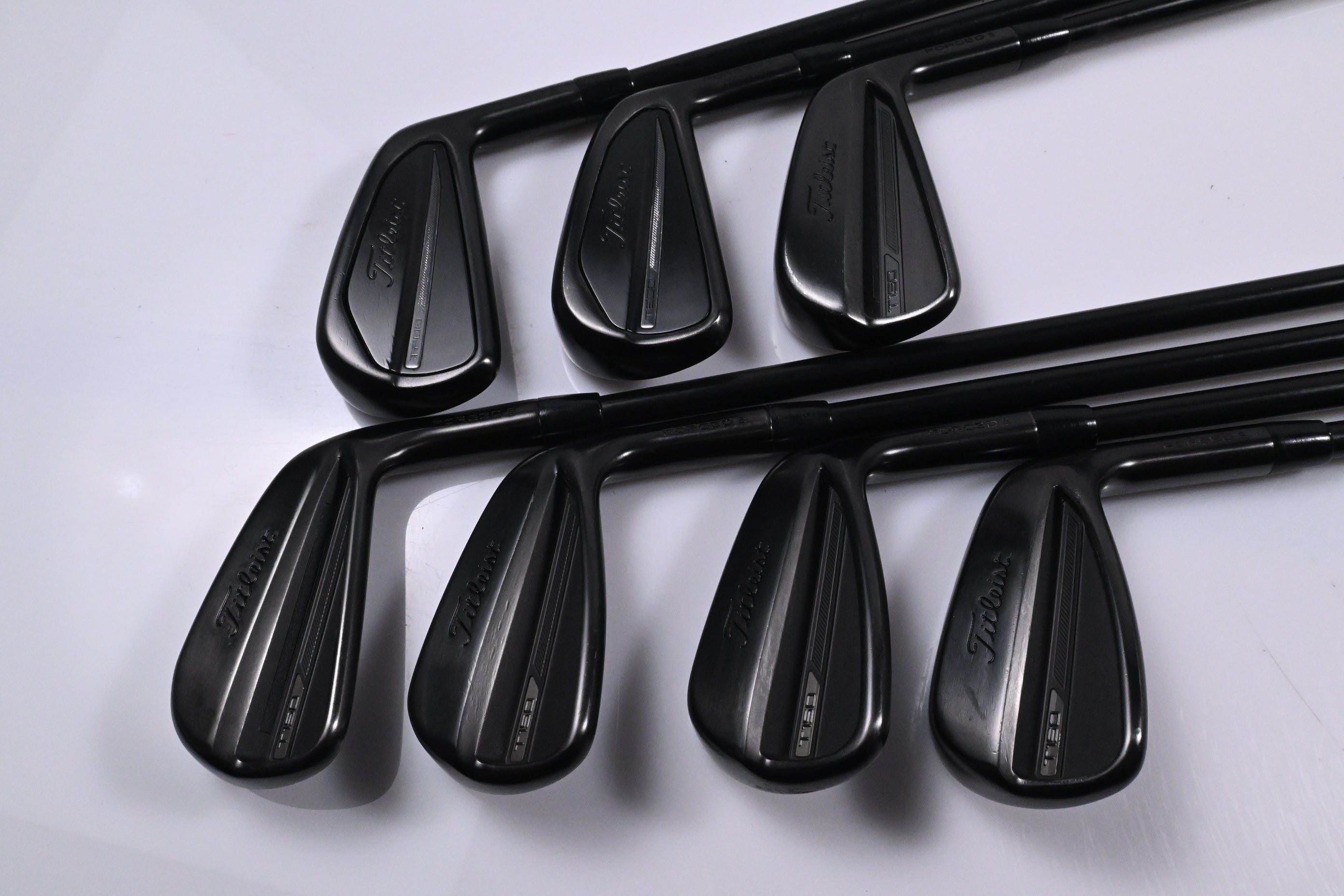 Titleist T150 Black Vapor Irons / 4-PW / Stiff Flex Project X LZ Shafts