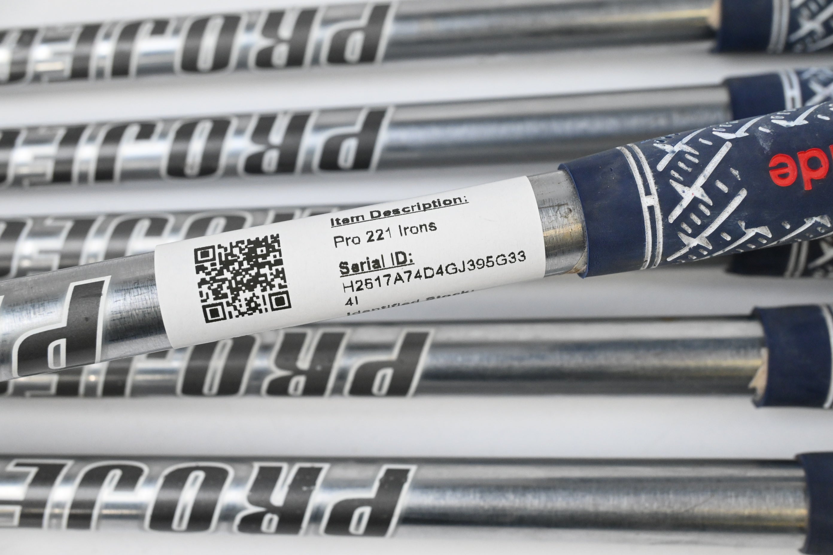 Mizuno Pro 221 Irons / 5-PW / Stiff Flex Project X LS 120 Shafts