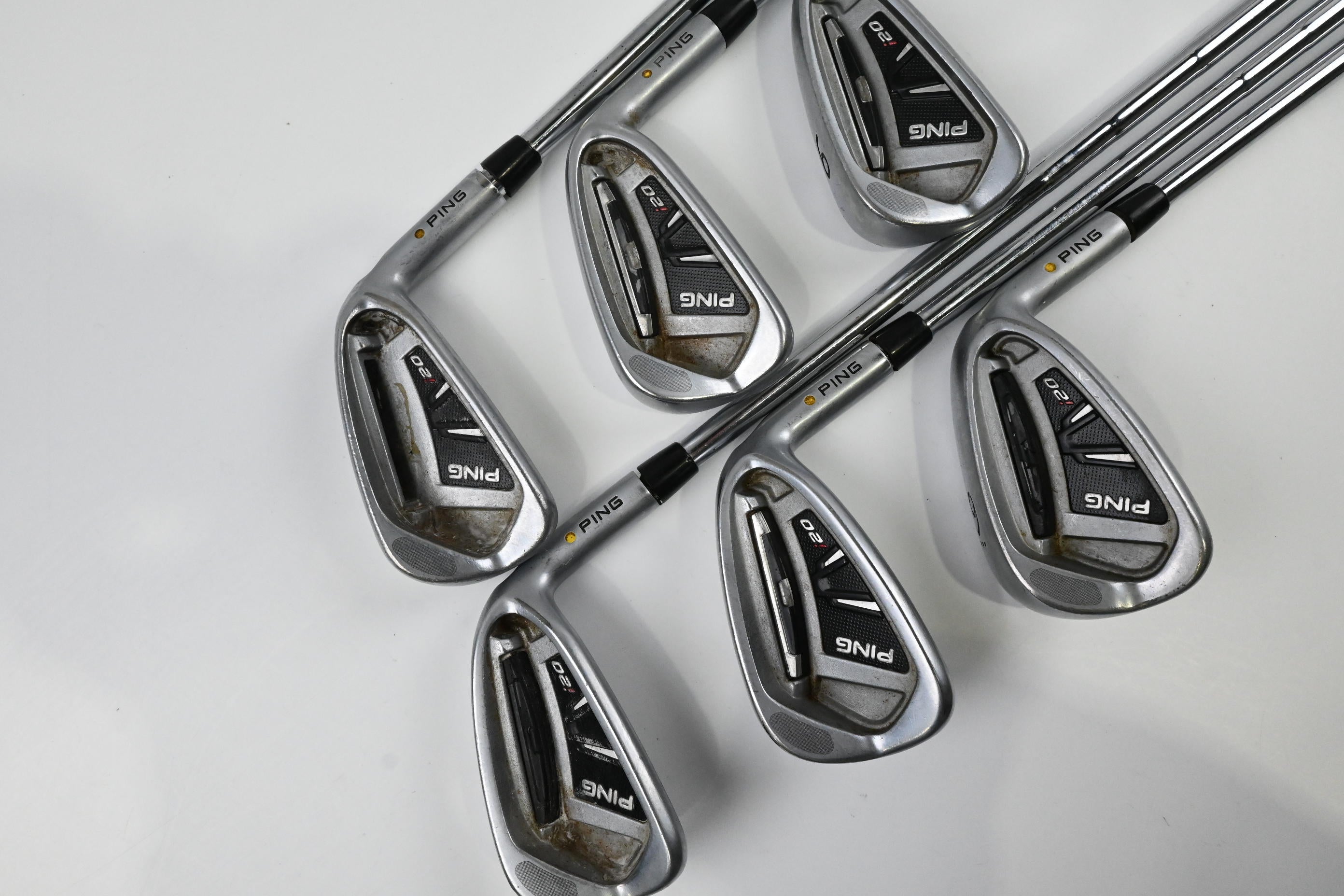 Ping i20 Irons / 4-9 / Yellow Dot / Stiff Flex Ping CFS Shafts