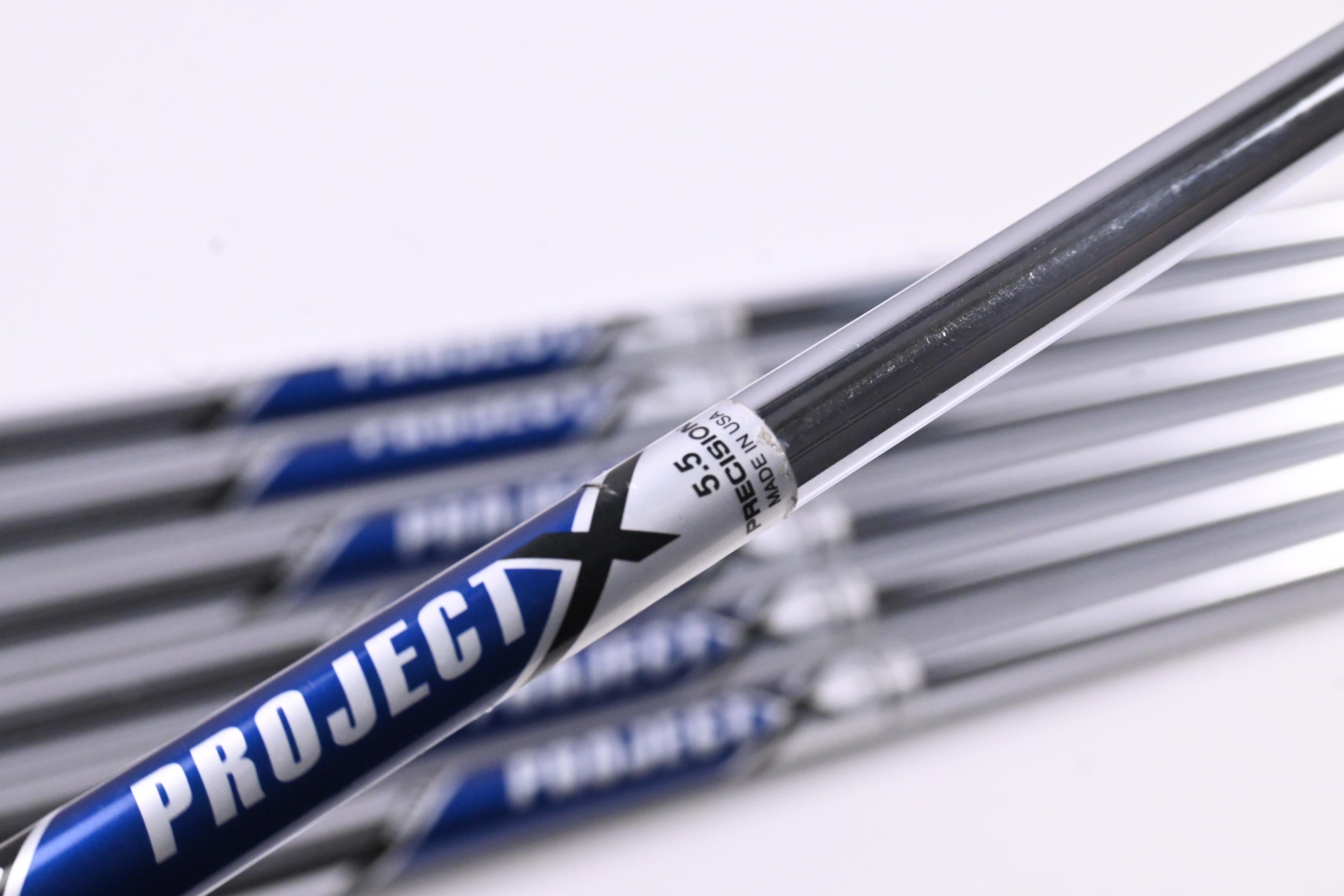 Project X Precision Iron Shafts / Regular Plus Flex / Set Of 7 / .355" Tip