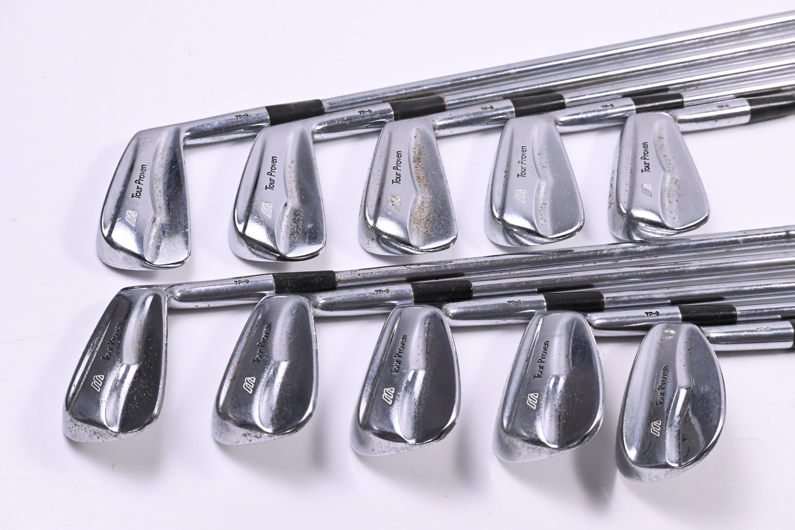 Mizuno TP-9 Irons / 2-PW+SW / Stiff Flex Dynamic Gold S300U Steel Shafts