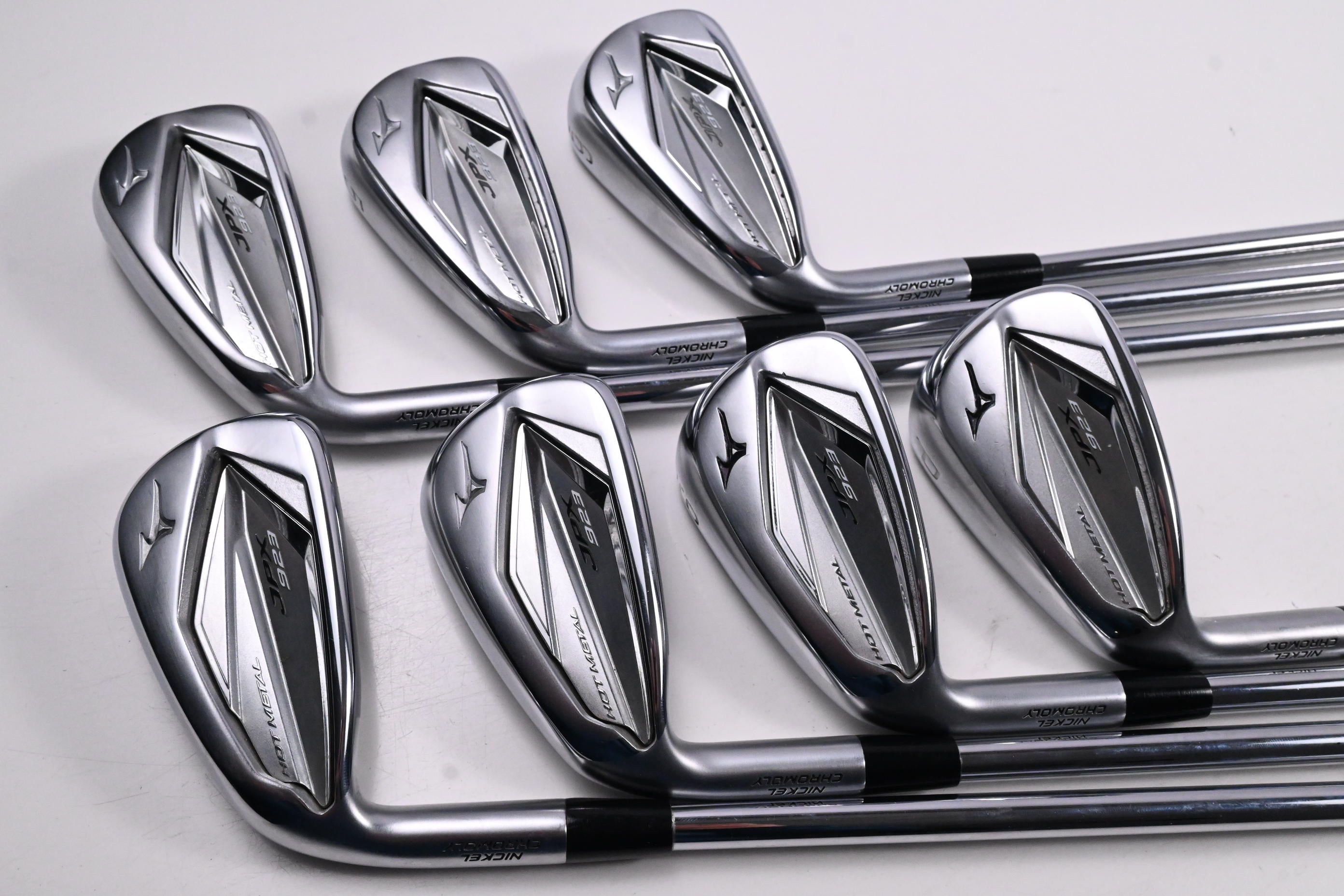 Left Hand Mizuno JPX 923 Hot Metal Irons / 4-PW / Regular Flex N.S.Pro 950GH Neo