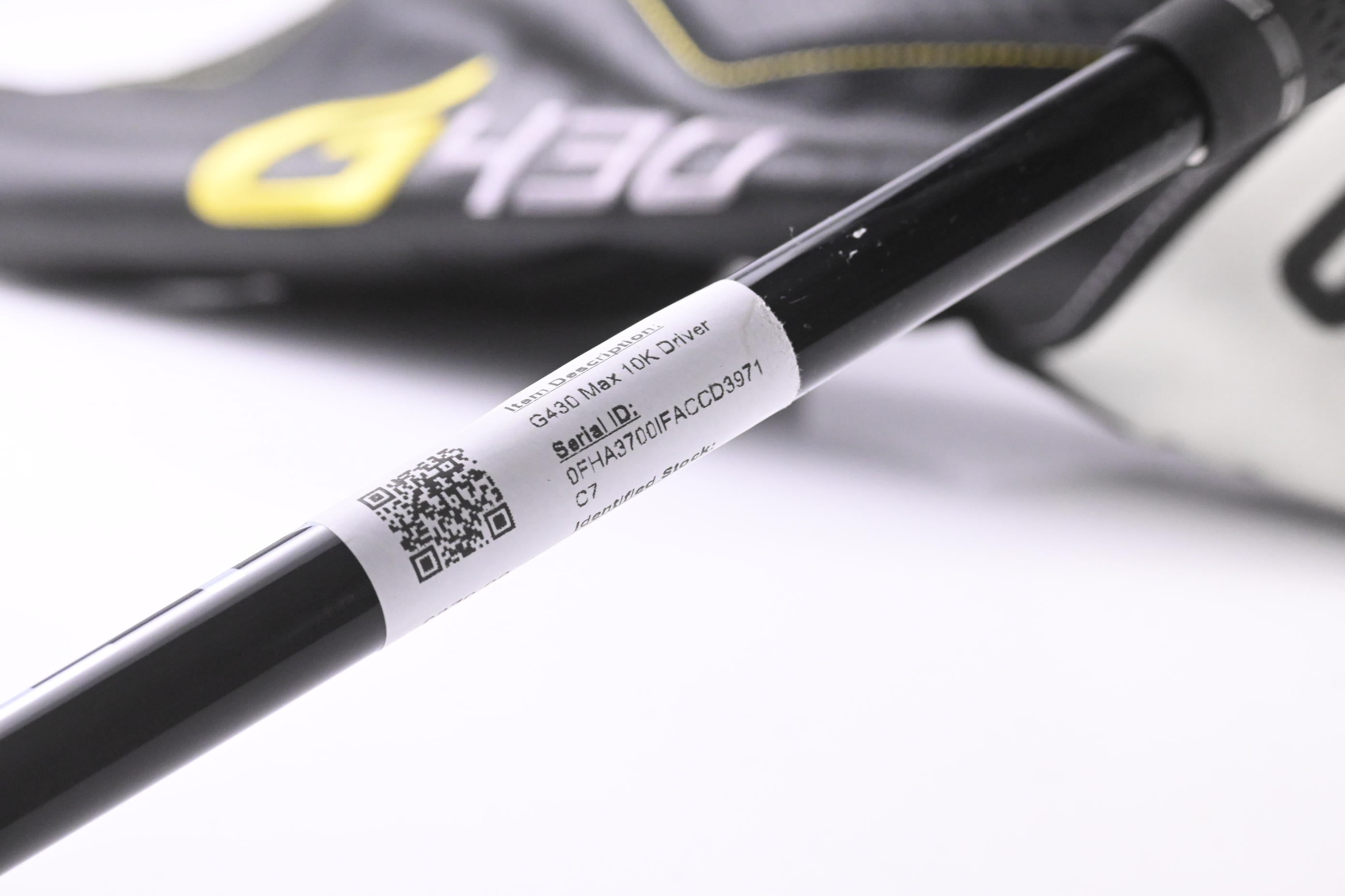 Ping G430 Max 10K Driver / 12 Degree / Senior Flex Ping Alta CB Black 55 Shaft