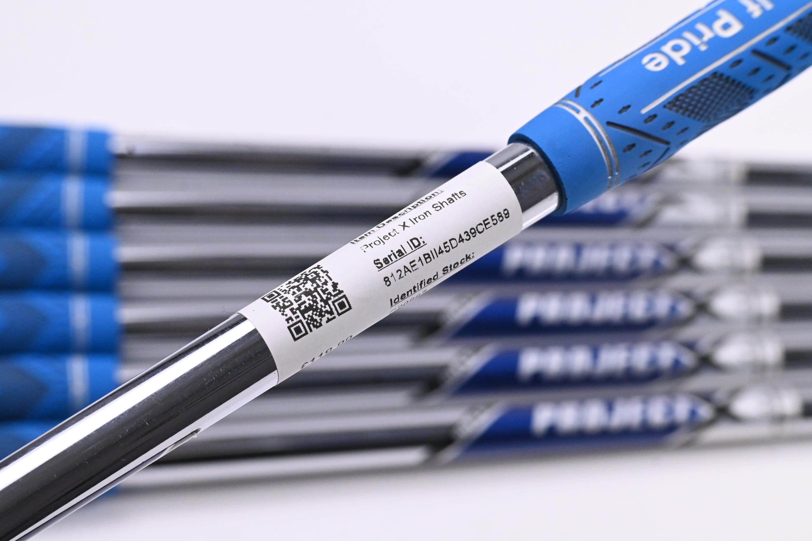 Project X Precision Iron Shafts / Regular Plus Flex / Set Of 7 / .355" Tip