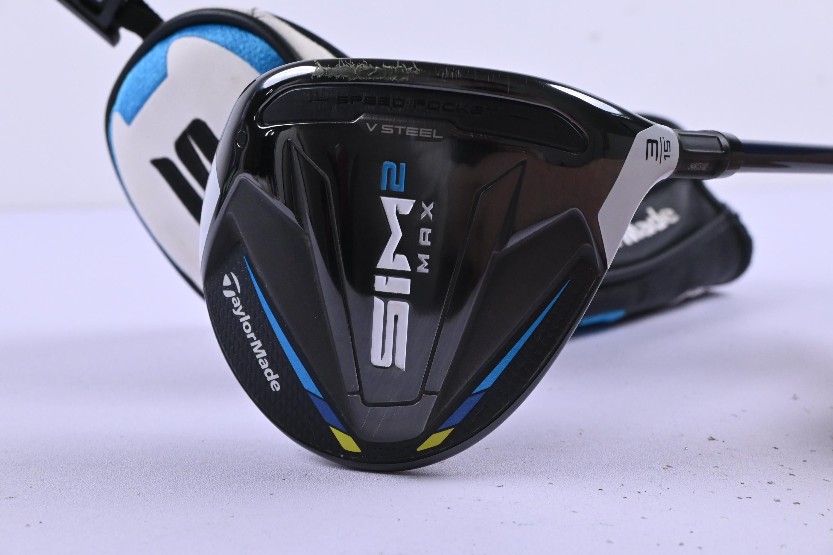 Taylormade SIM2 Max #3 Wood / 15 Degree / Stiff Flex Fujikura Ventus Blue 6
