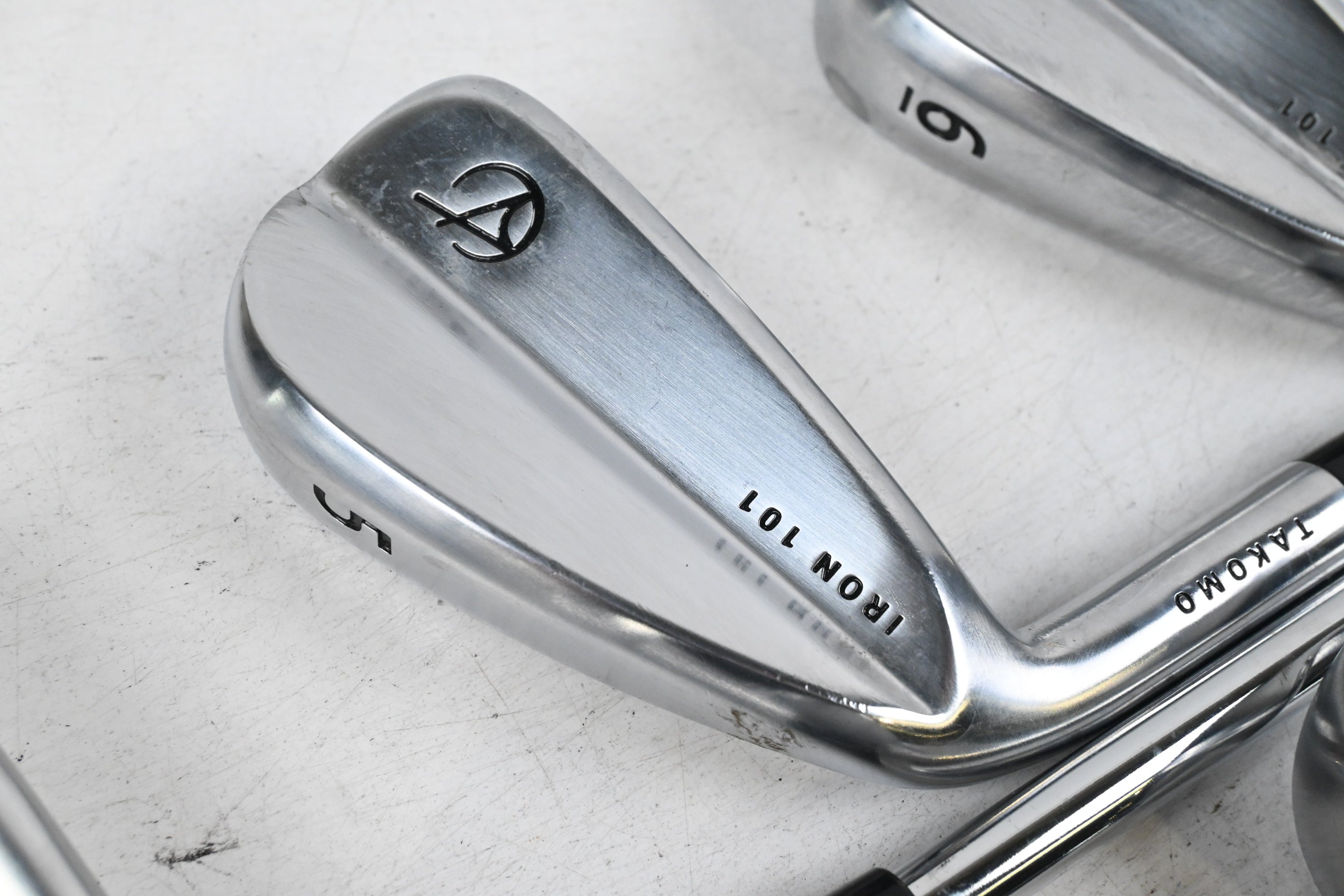Left Hand Takomo 101 Irons / 4-PW / Stiff Flex KBS Tour Lite Shaft