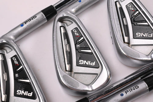 Ping i20 Irons / 3-PW / Blue Dot / Stiff Flex Steel Shafts