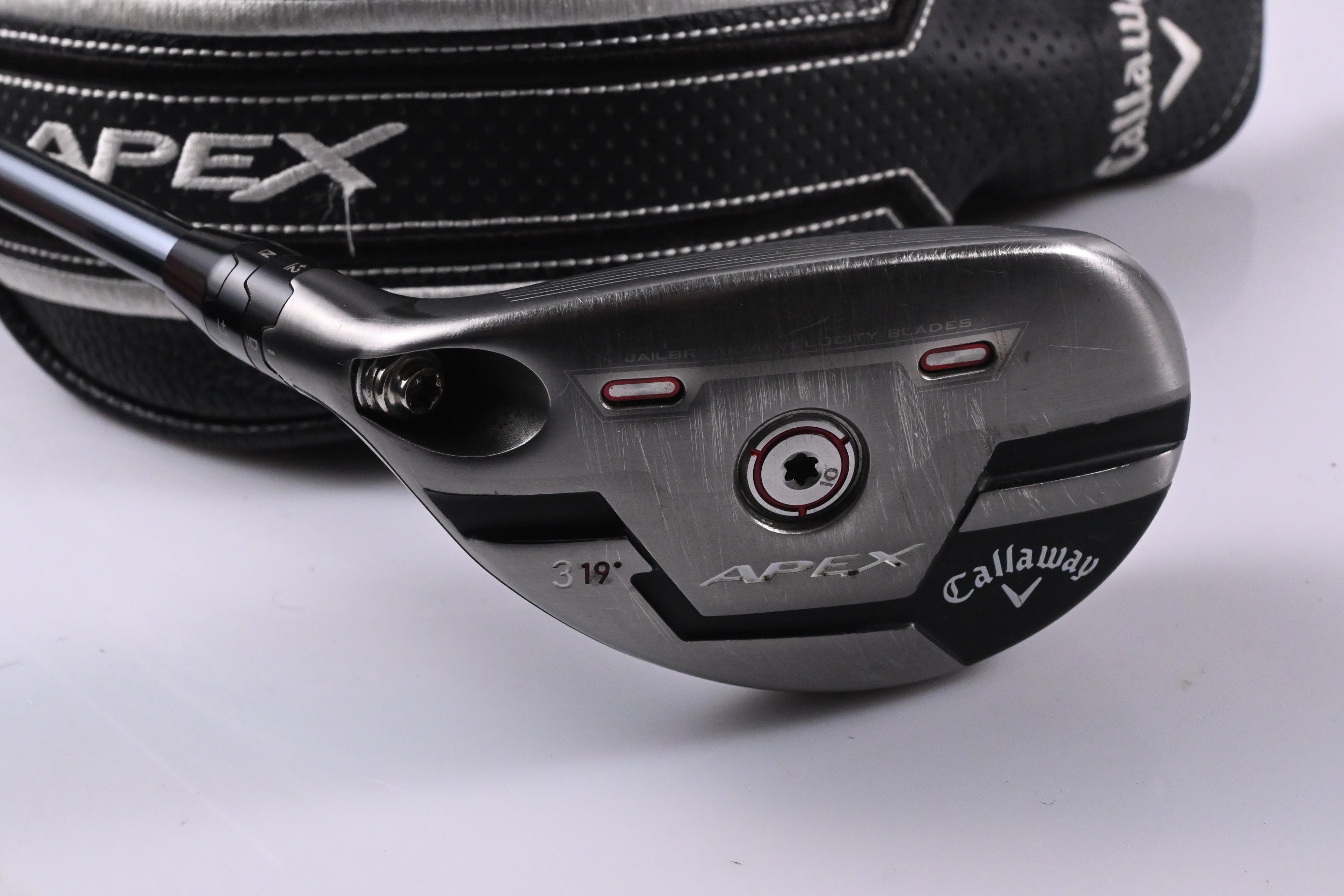 Left Hand Callaway Apex 21 #3 Hybrid / 19 Degree / Stiff Flex UST Recoil Dart 75