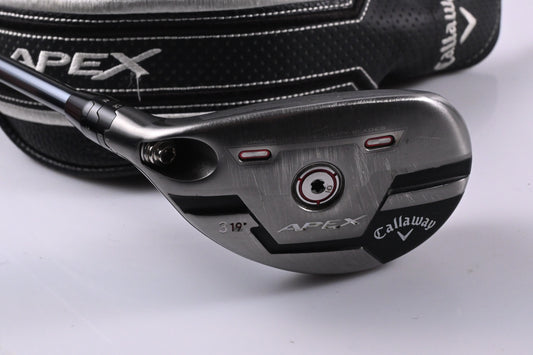 Left Hand Callaway Apex 21 #3 Hybrid / 19 Degree / Stiff Flex UST Recoil Dart 75