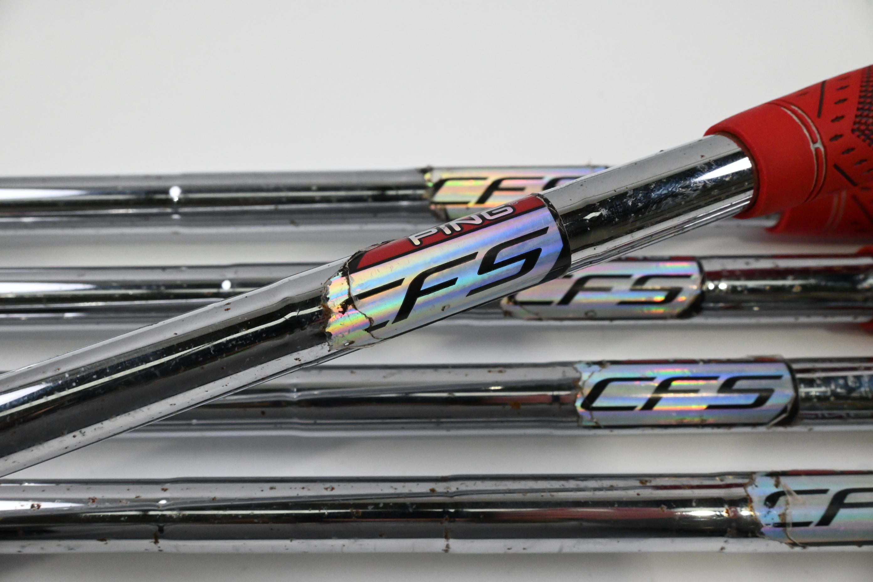 Ping i20 Irons / 4-9 / Yellow Dot / Stiff Flex Ping CFS Shafts