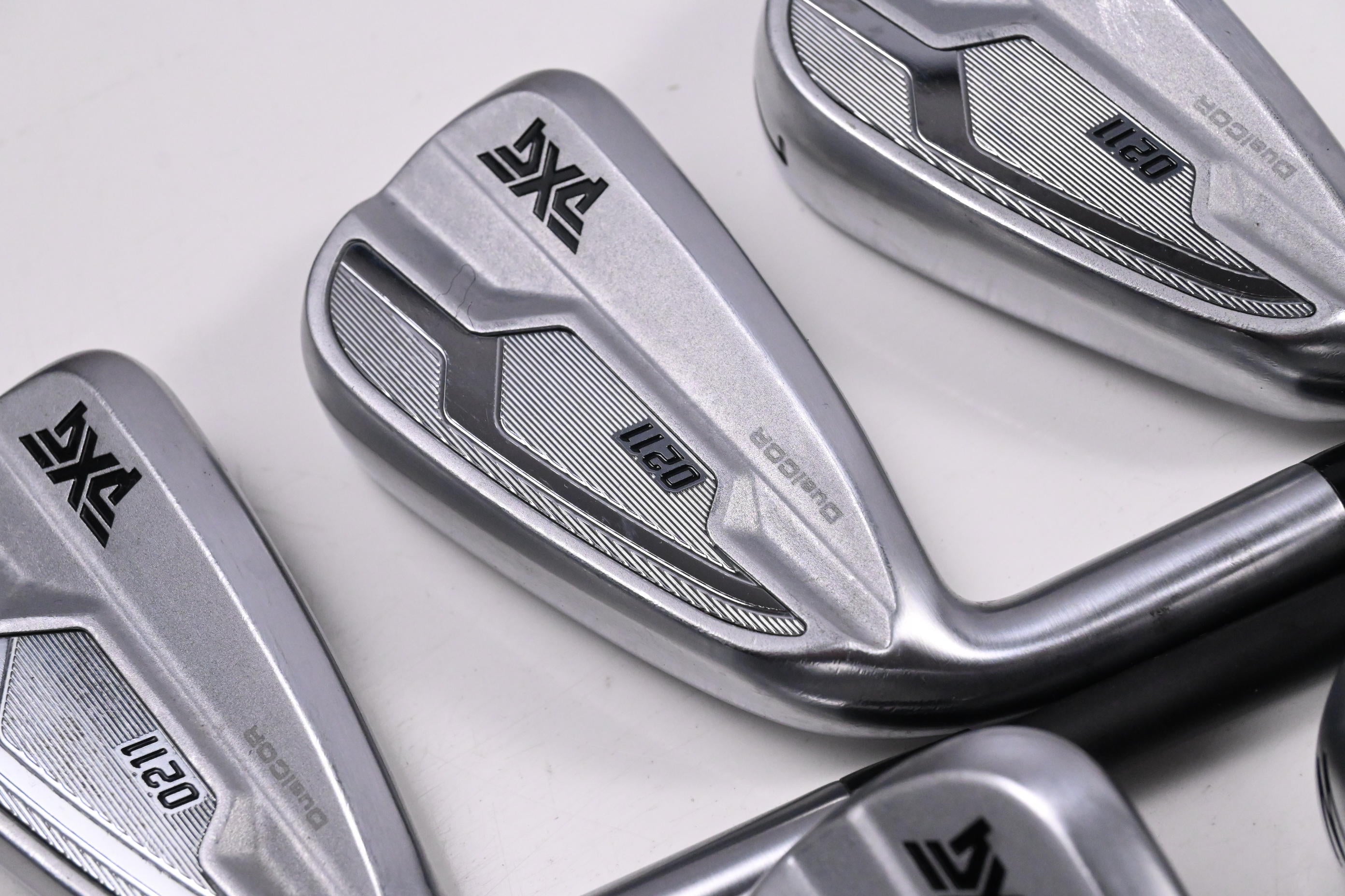 Left Hand PXG 0211 DC Irons / 5-PW+SW / Regular Flex MMT Black 70 Shafts
