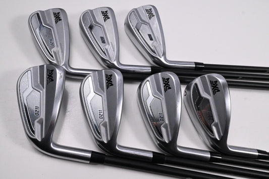 Left Hand PXG 0211 DC Irons / 5-PW+SW / Regular Flex MMT Black 70 Shafts