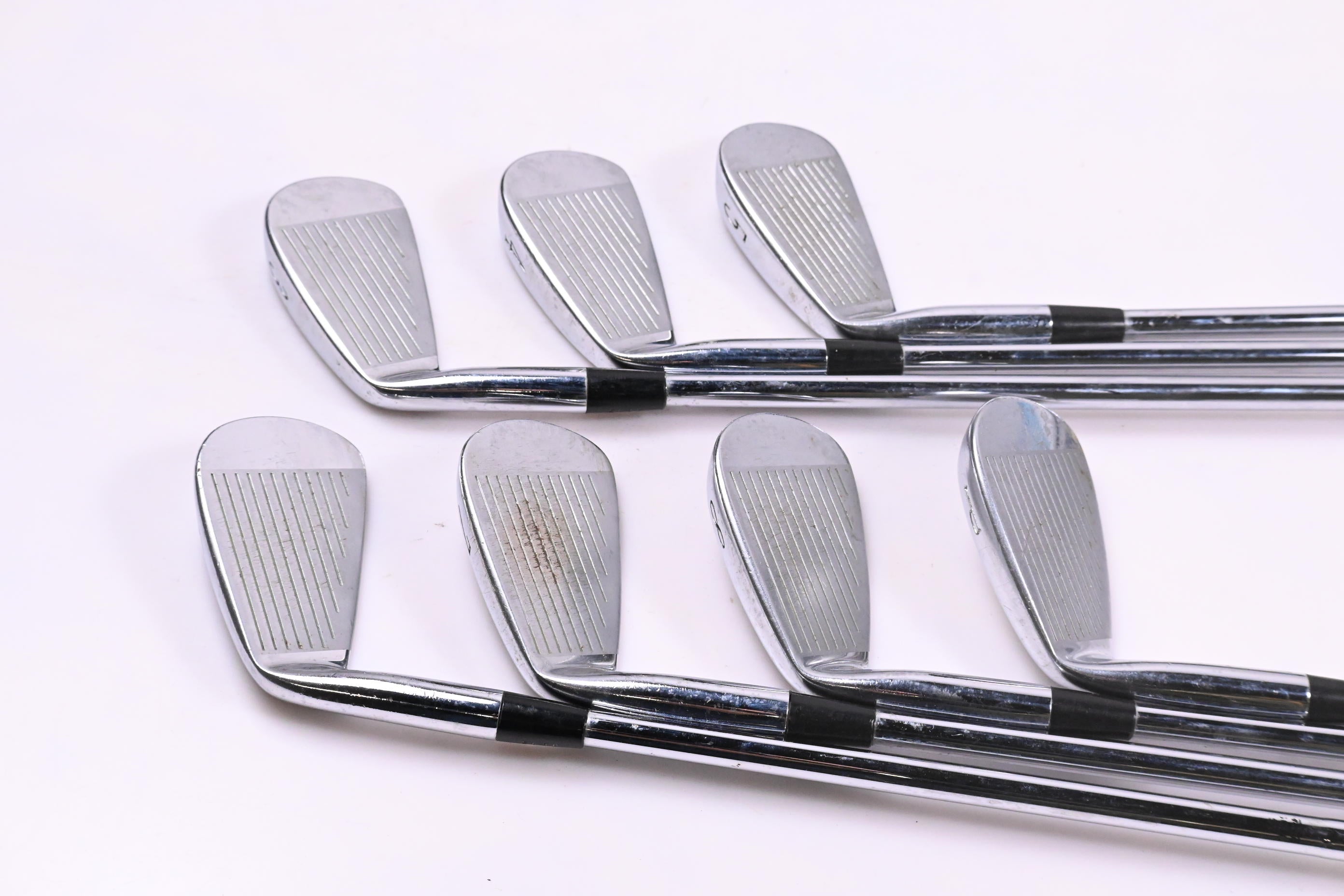 Mizuno MP-32 Irons / 3-PW / Stiff Flex Dynamic Gold S300 / Missing #9 Iron
