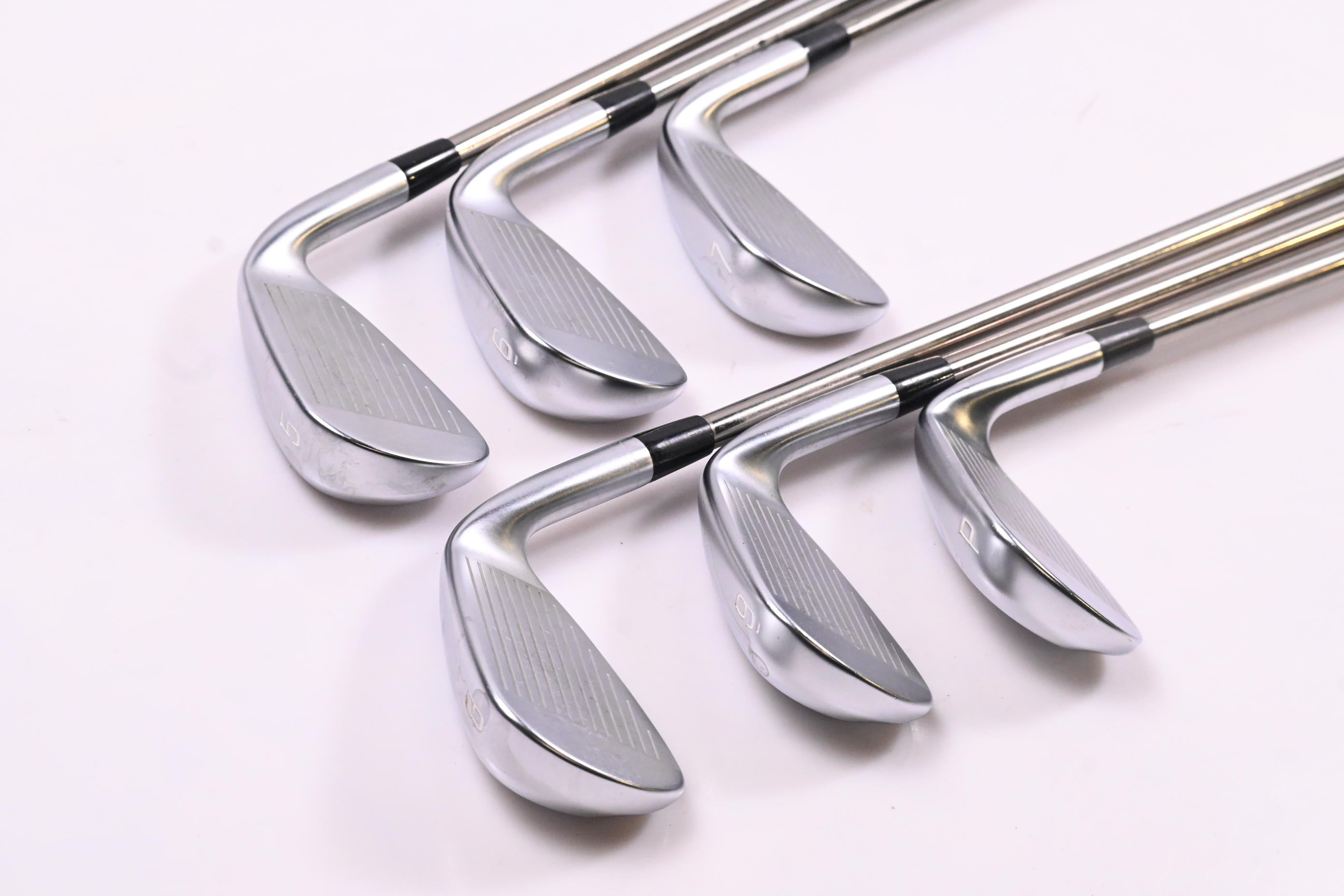 Left Hand Mizuno JPX 923 Hot Metal Irons / 5-PW / Regular Flex UST Recoil ESX460