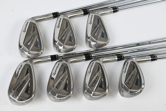 Taylormade SIM2 Max Irons / 5-PW+SW / Regular Flex KBS MAX MT 85 Shafts